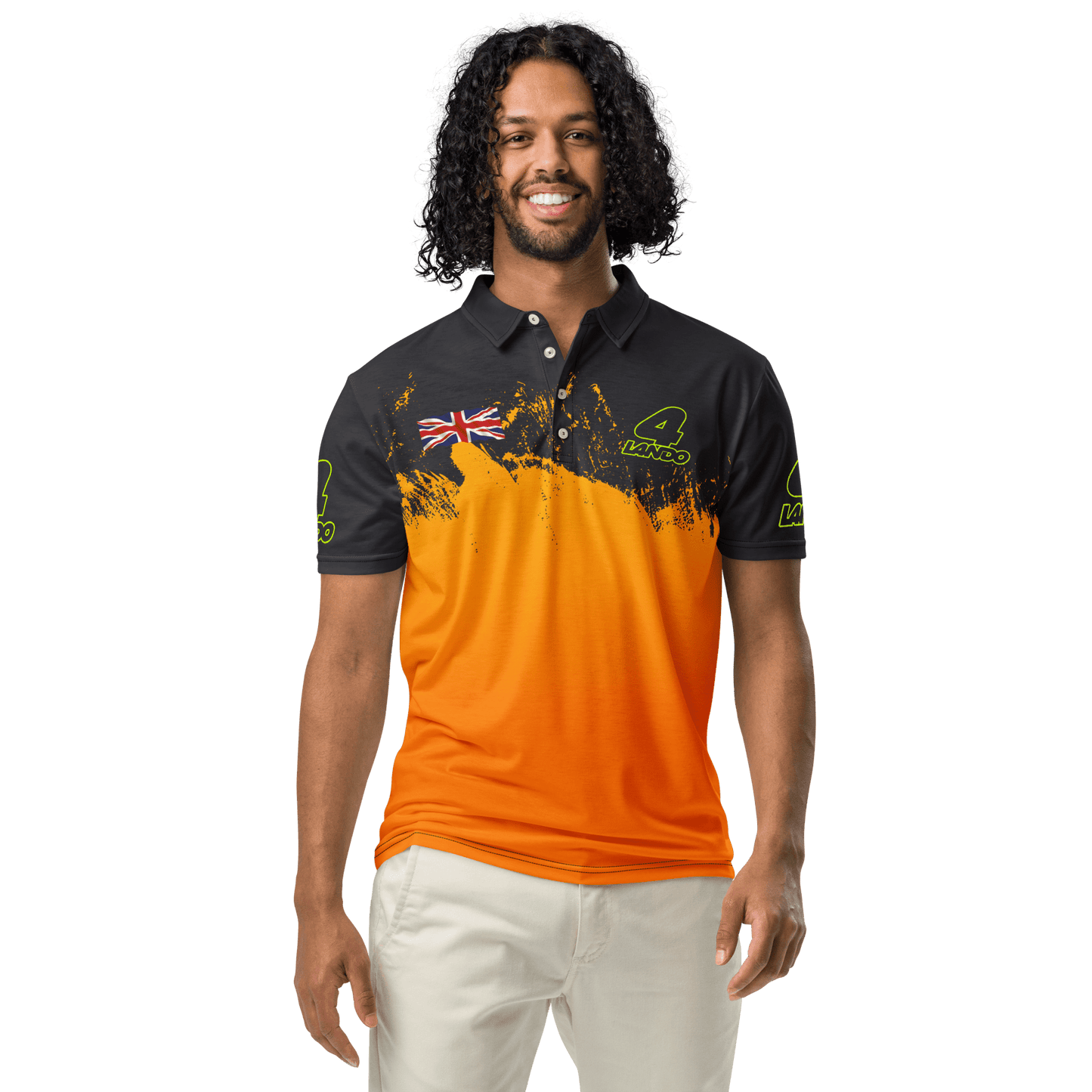 Lando Norris 4 Formula Racing Team Polo Shirt - Men's - Mooving Merch