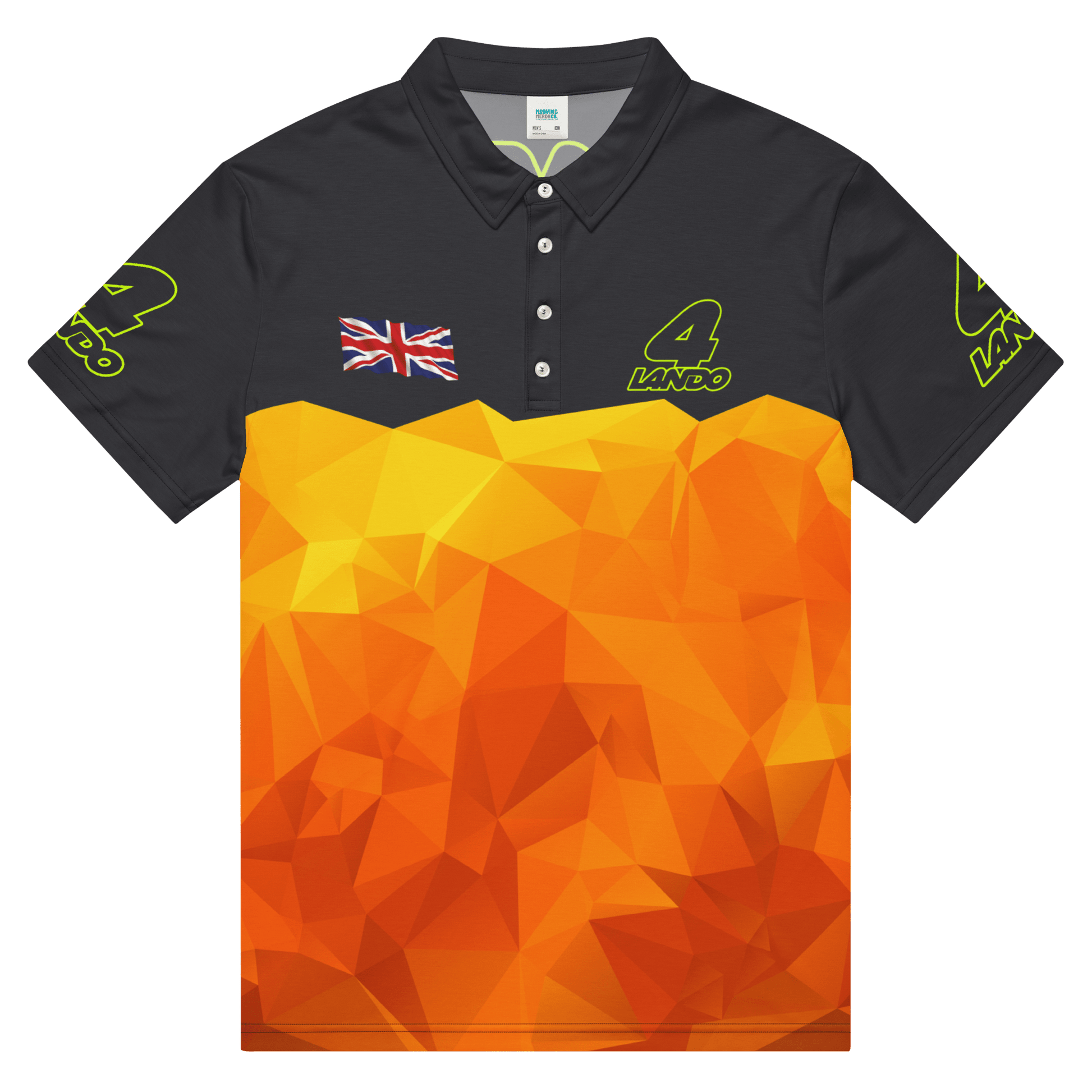 Lando Norris 4 Formula Racing Team Polo Shirt - Men's - Mooving Merch