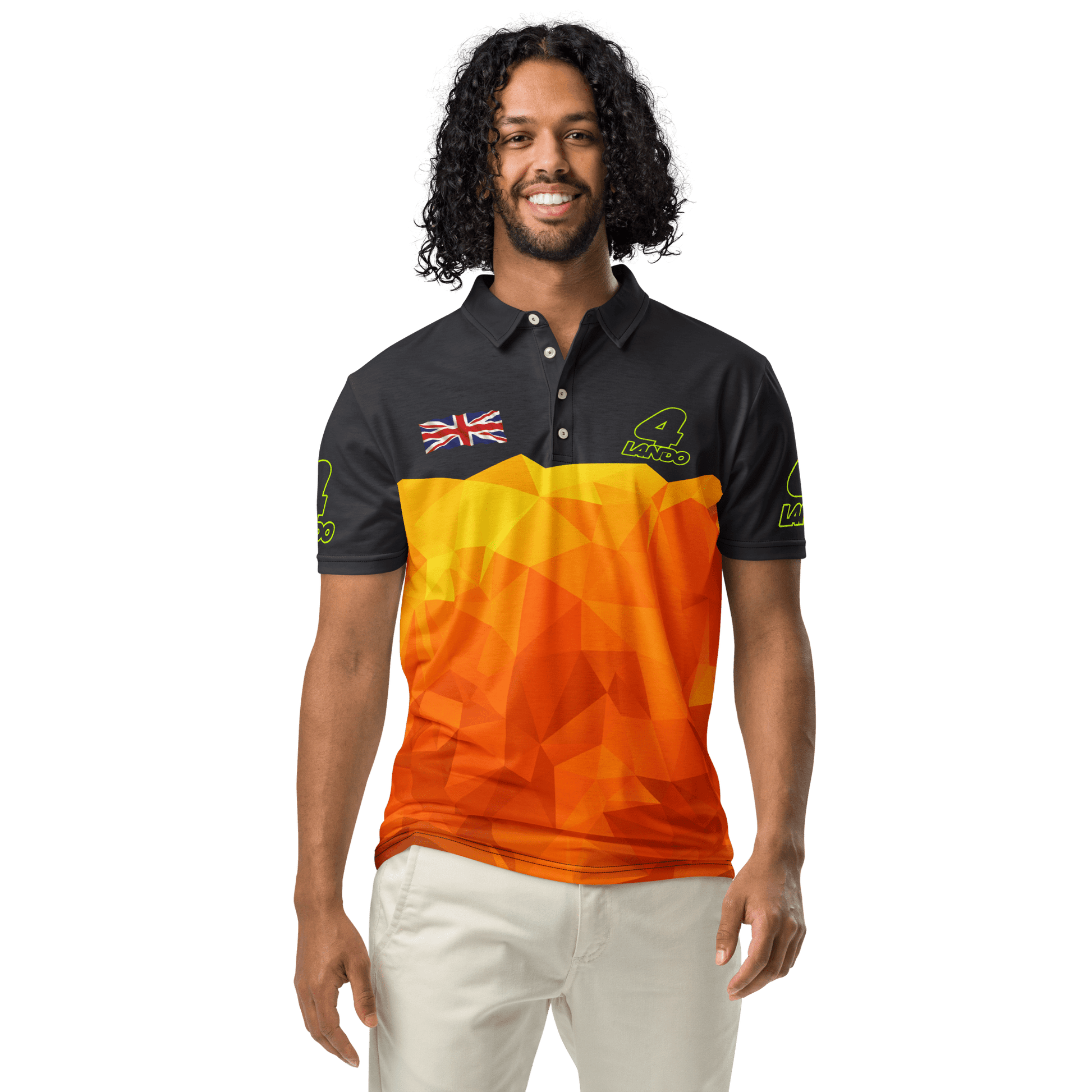 Lando Norris 4 Formula Racing Team Polo Shirt - Men's - Mooving Merch