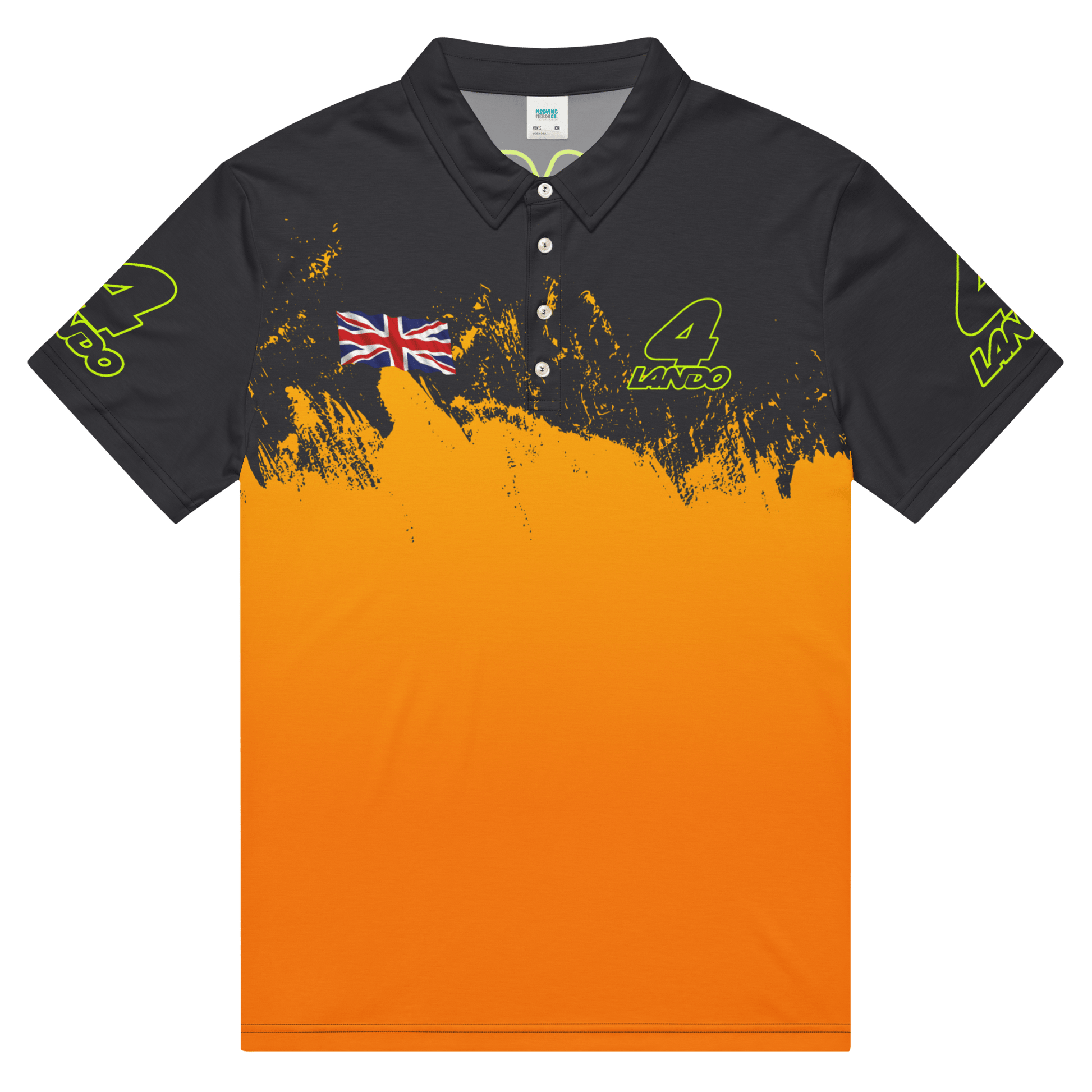 Lando Norris 4 Formula Racing Team Polo Shirt - Men's - Mooving Merch
