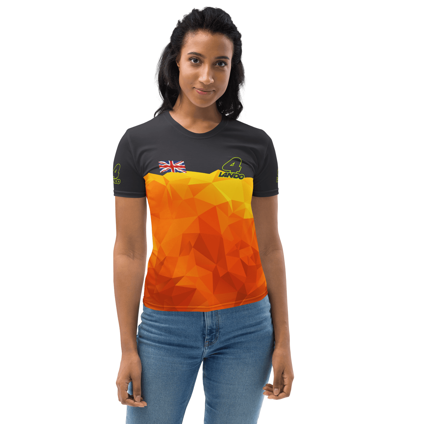 Lando Norris 4 Formula Racing Team T-shirt - Ladies - Mooving Merch