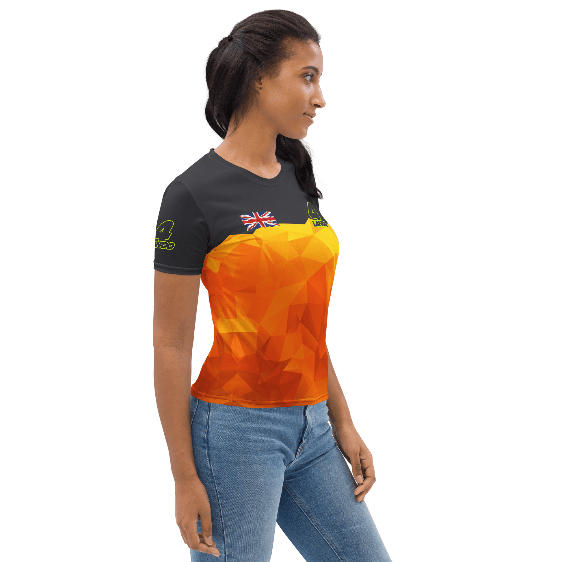 Lando Norris 4 Formula Racing Team T-shirt - Ladies - Mooving Merch