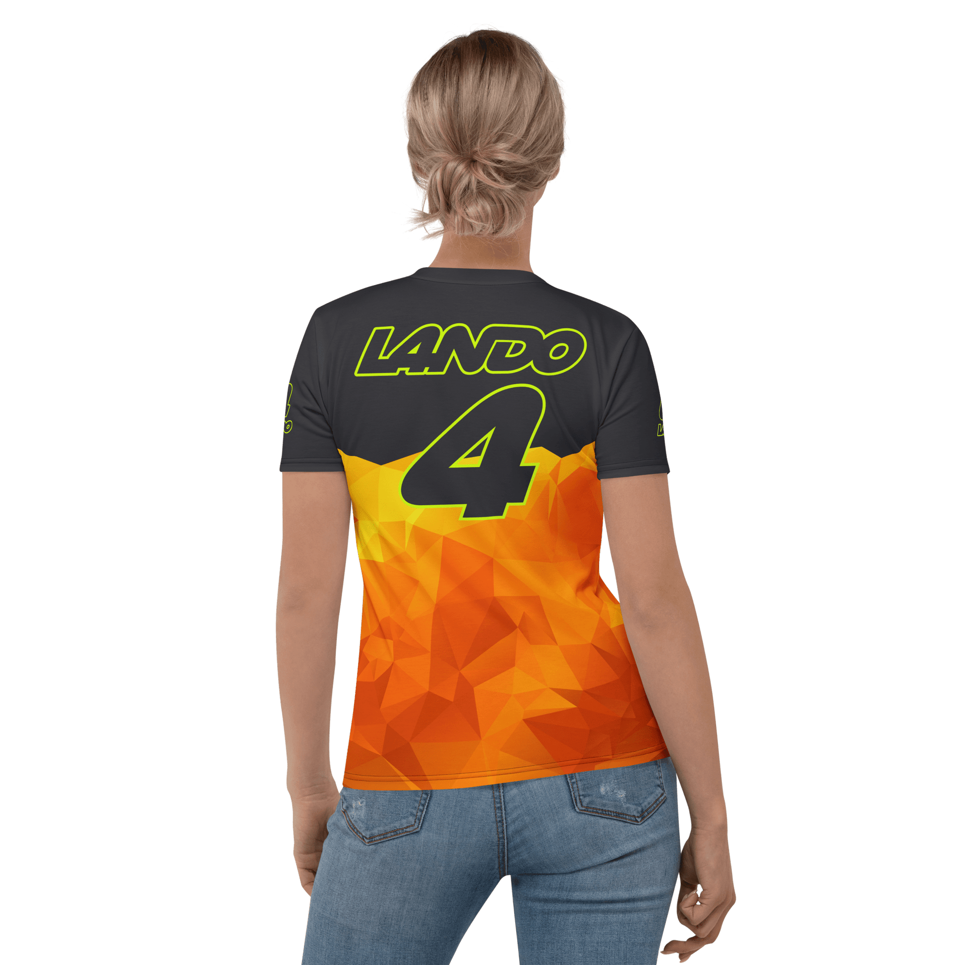 Lando Norris 4 Formula Racing Team T-shirt - Ladies - Mooving Merch