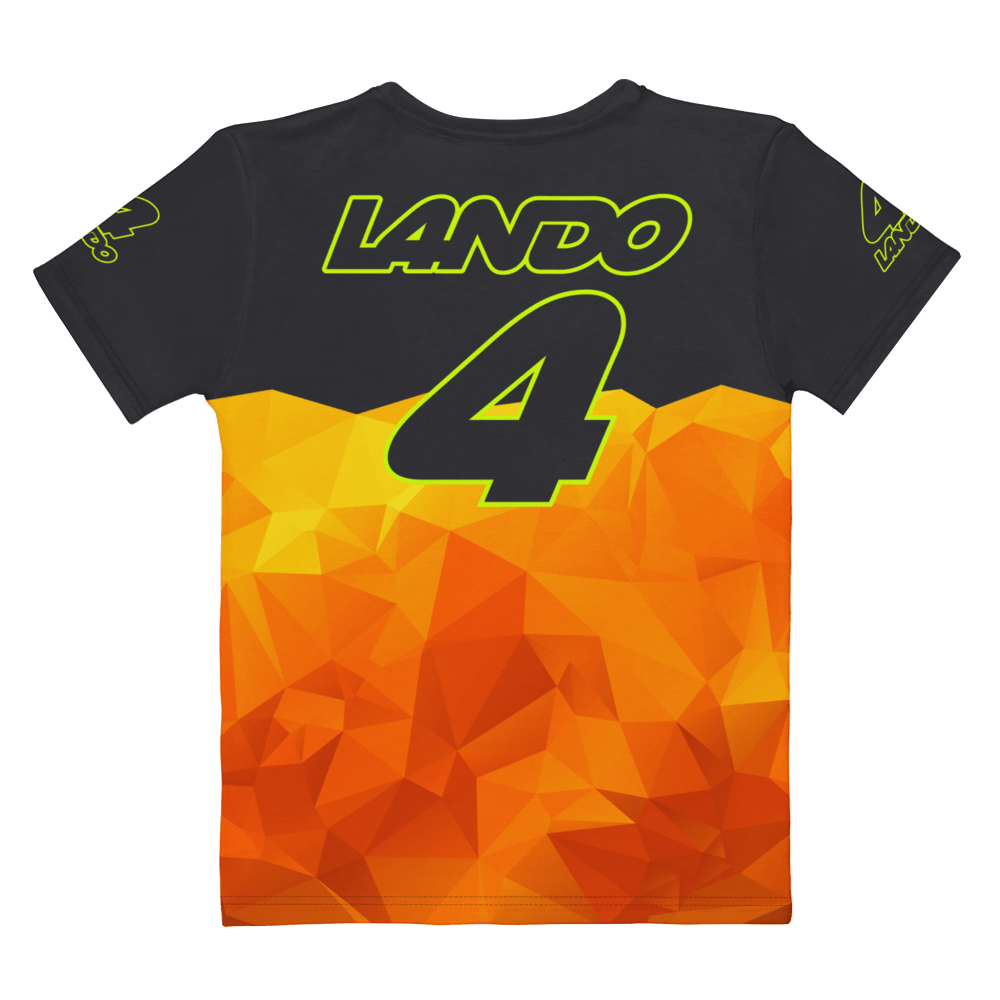 Lando Norris 4 Formula Racing Team T-shirt - Ladies - Mooving Merch