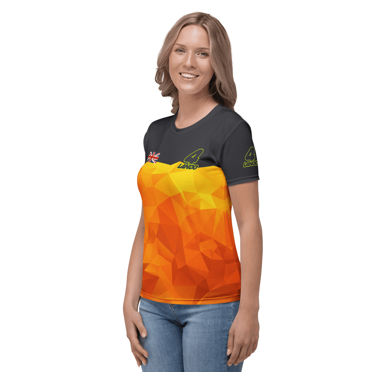 Lando Norris 4 Formula Racing Team T-shirt - Ladies - Mooving Merch