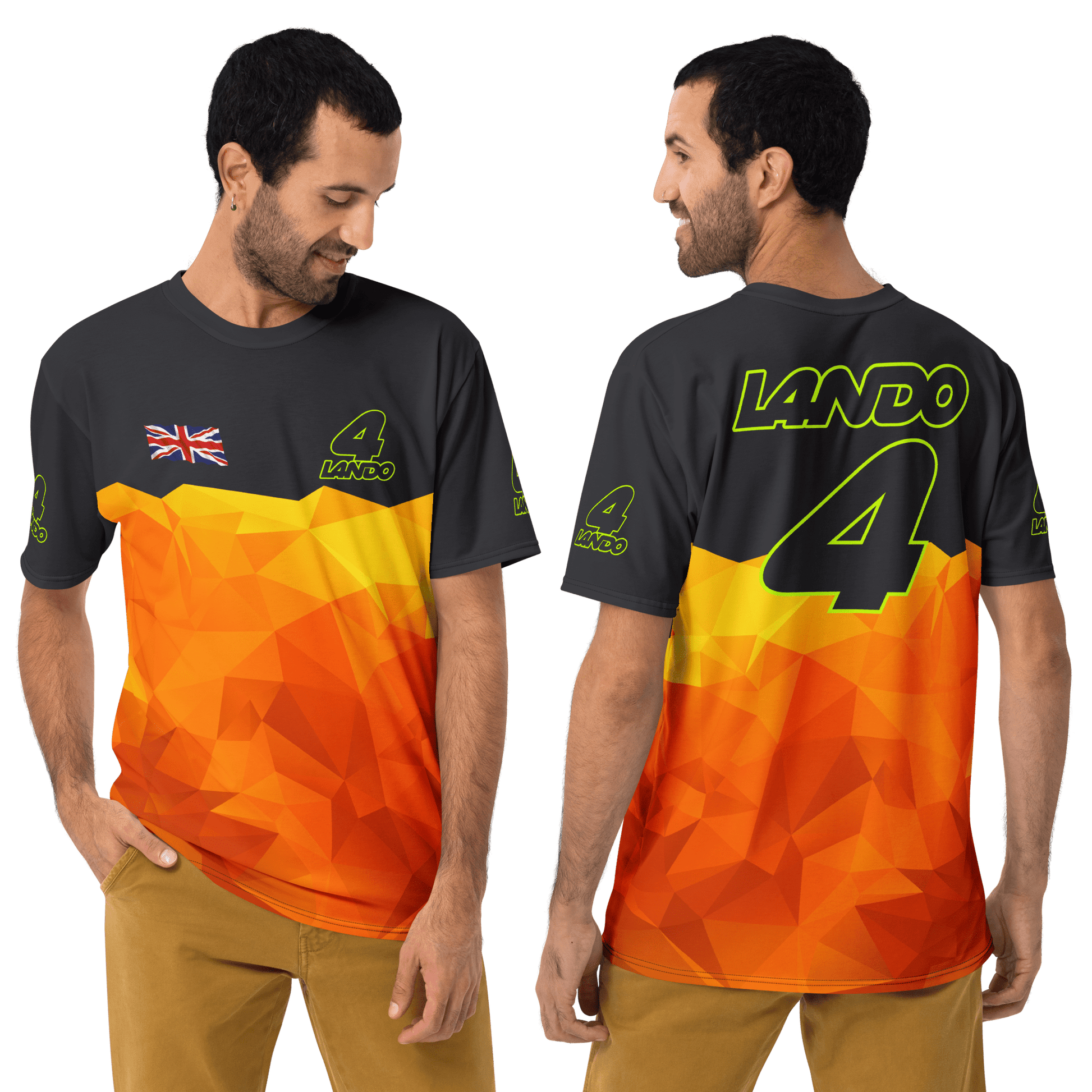 Lando Norris 4 Formula Racing Team T-Shirt - Men's - Mooving Merch