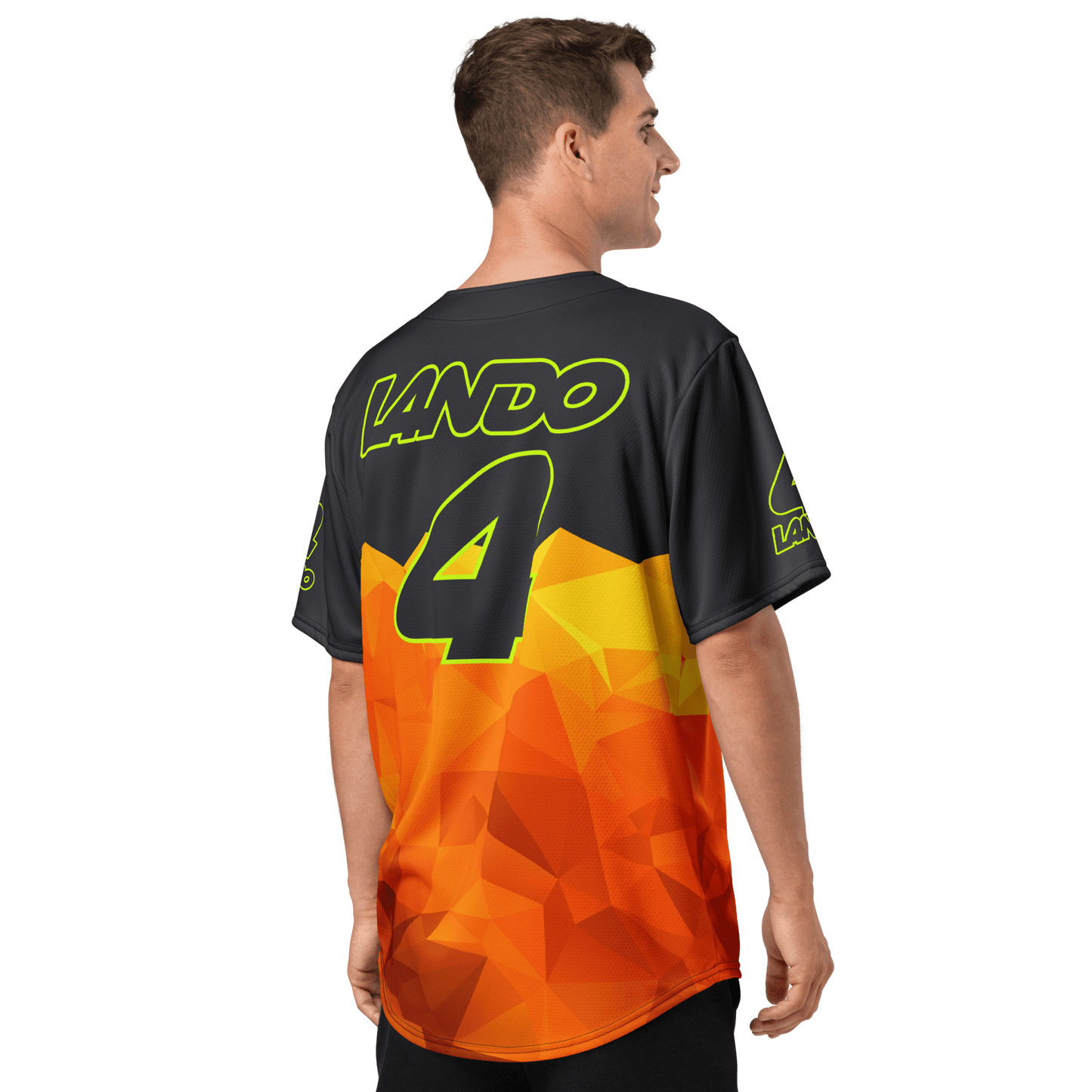 Lando Norris 4 Racing Team Baseball Jersey - Unisex - 2XS to 6XL - Mooving Merch