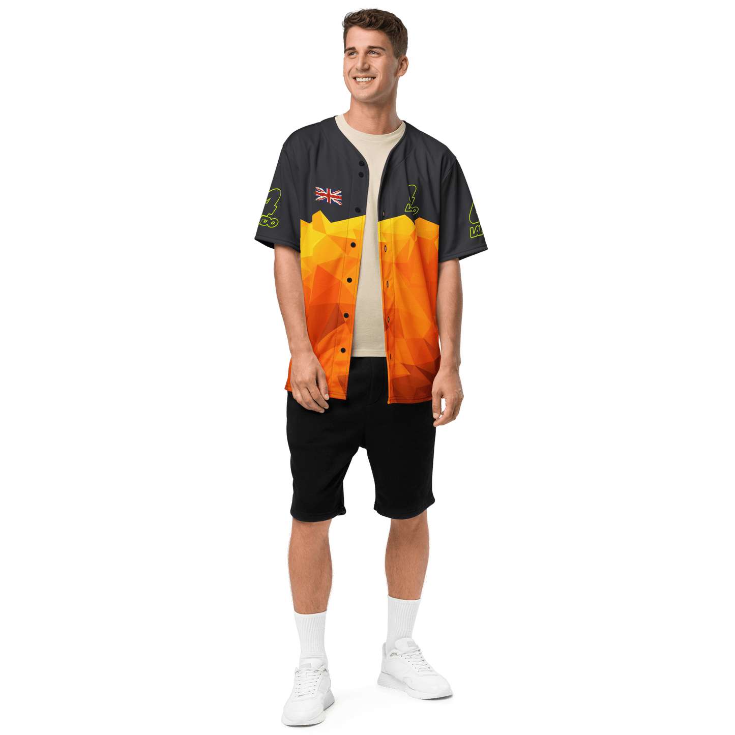 Lando Norris 4 Racing Team Baseball Jersey - Unisex - 2XS to 6XL - Mooving Merch