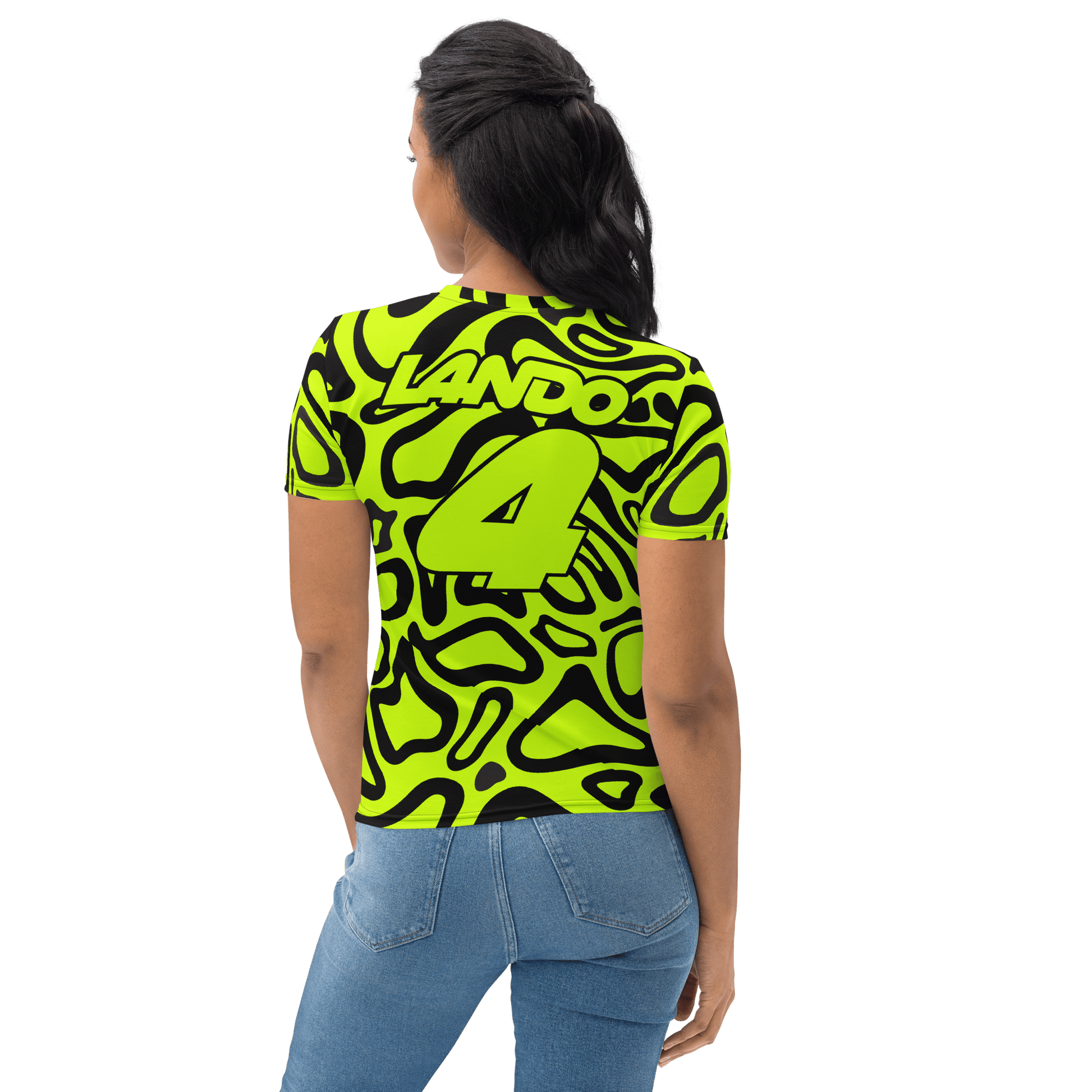 Lando Norris 4 Racing Team 'Blob' T-Shirt - Ladies - Mooving Merch