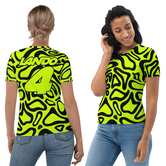 Lando Norris 4 Racing Team 'Blob' T-Shirt - Ladies - Mooving Merch