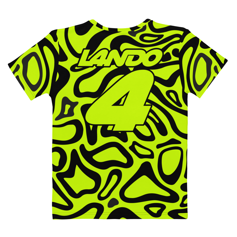 Lando Norris 4 Racing Team 'Blob' T-Shirt - Ladies - Mooving Merch