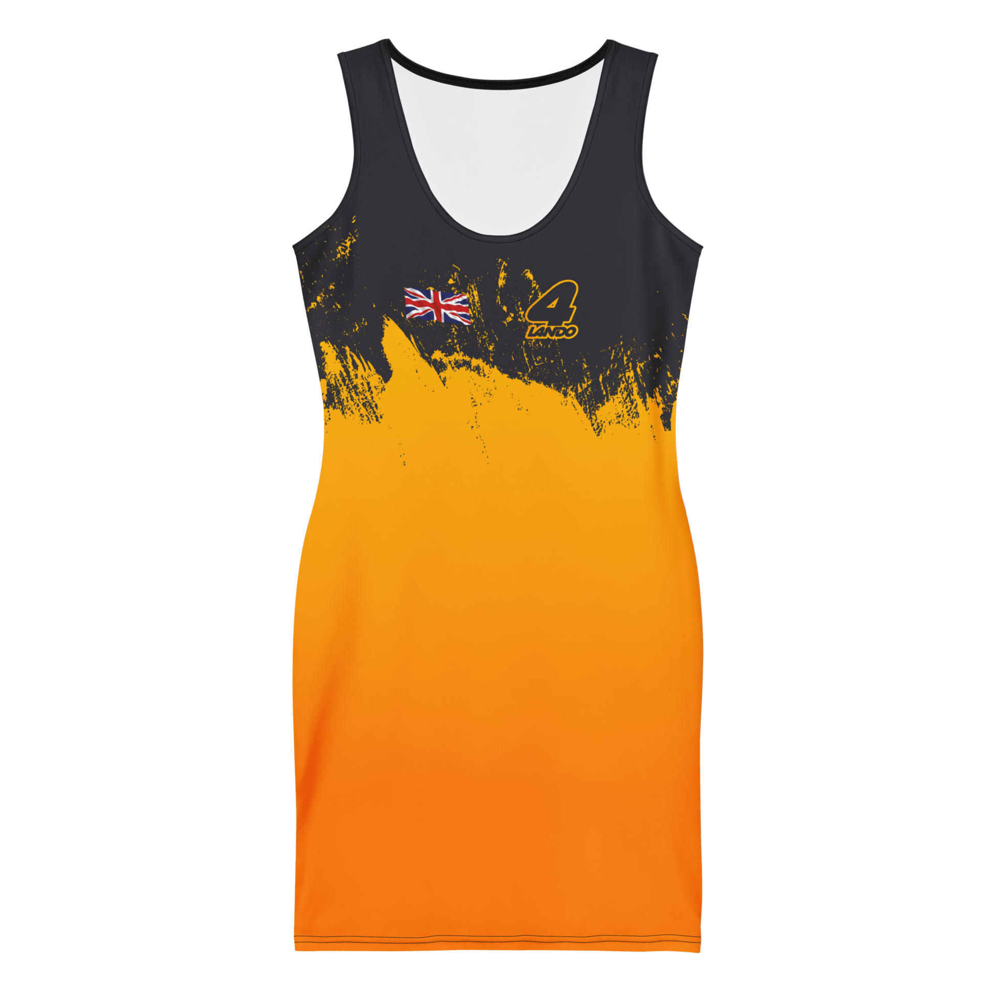 Lando Norris 4 Racing Team Bodycon Dress - XS to XL - Mooving Merch