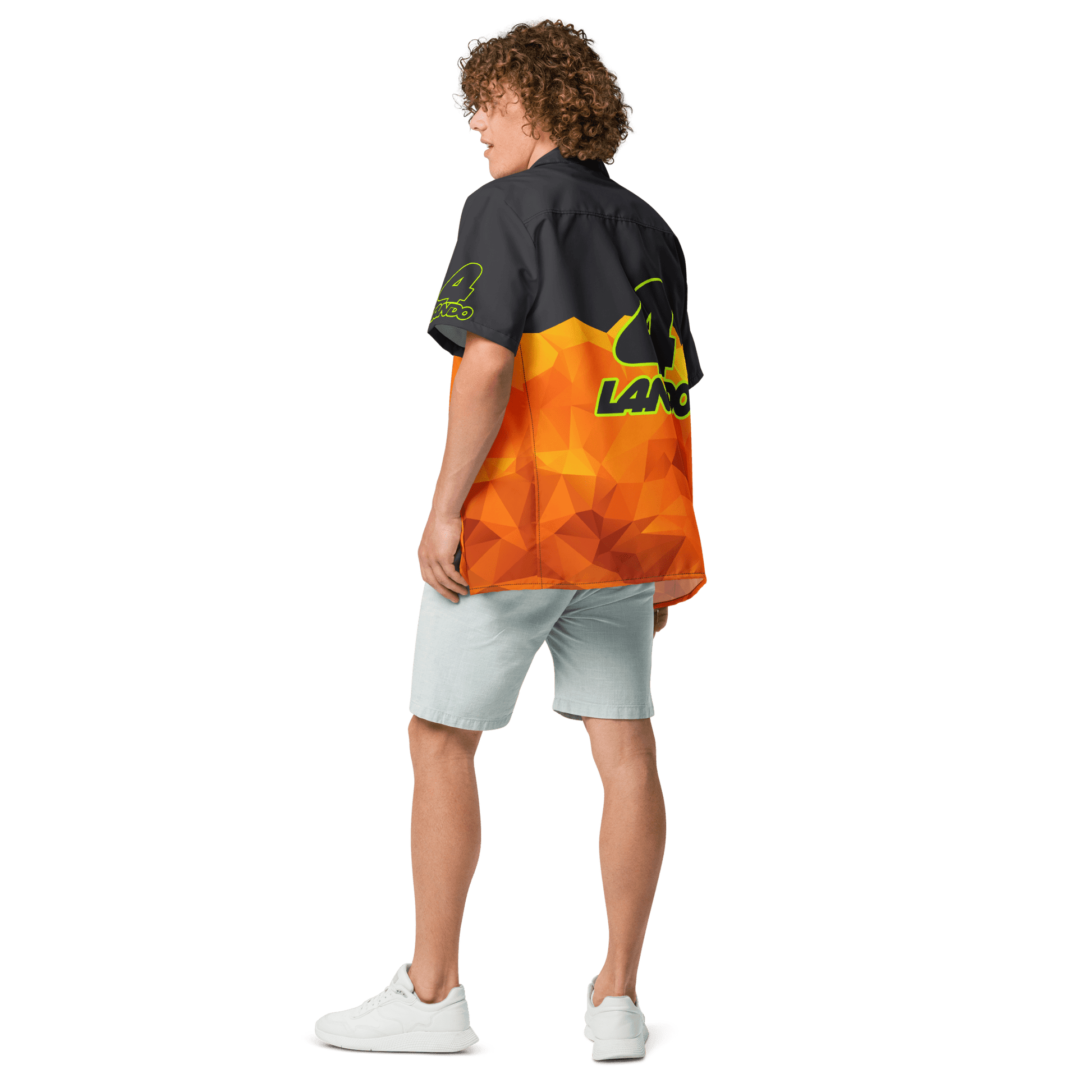 Lando Norris 4 Racing Team Button - Up Shirt - Unisex - 2XS to 6XL - Mooving Merch