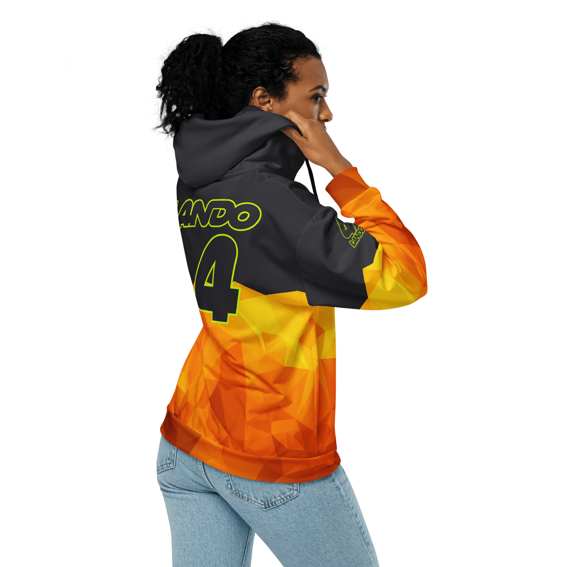 Lando Norris 4 Racing Team Zipped Hoodie - Unisex 2XS to 6XL - Mooving Merch
