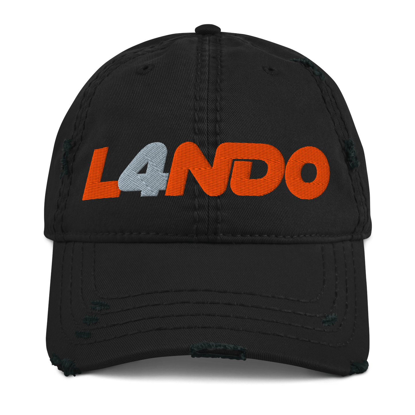 Lando Norris Distressed Embroidered Baseball Cap - 4 Colors - One Size - Mooving Merch