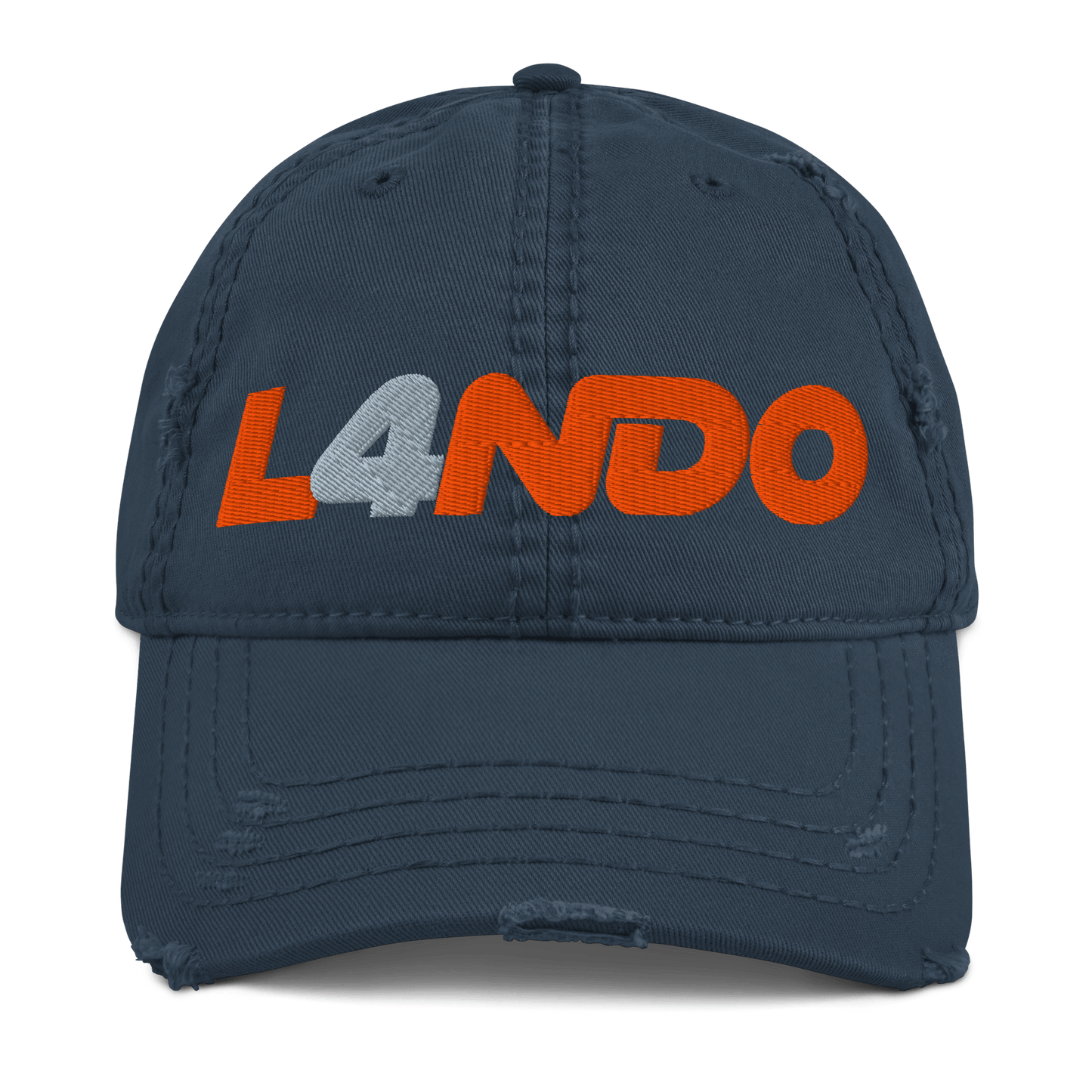 Lando Norris Distressed Embroidered Baseball Cap - 4 Colors - One Size - Mooving Merch