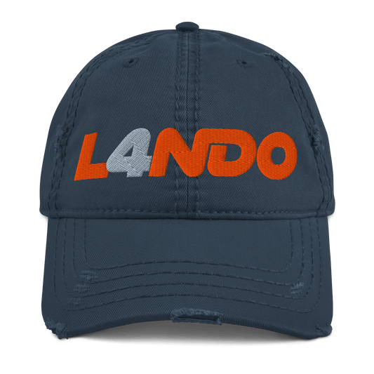 Lando Norris Distressed Embroidered Baseball Cap - 4 Colors - One Size - Mooving Merch