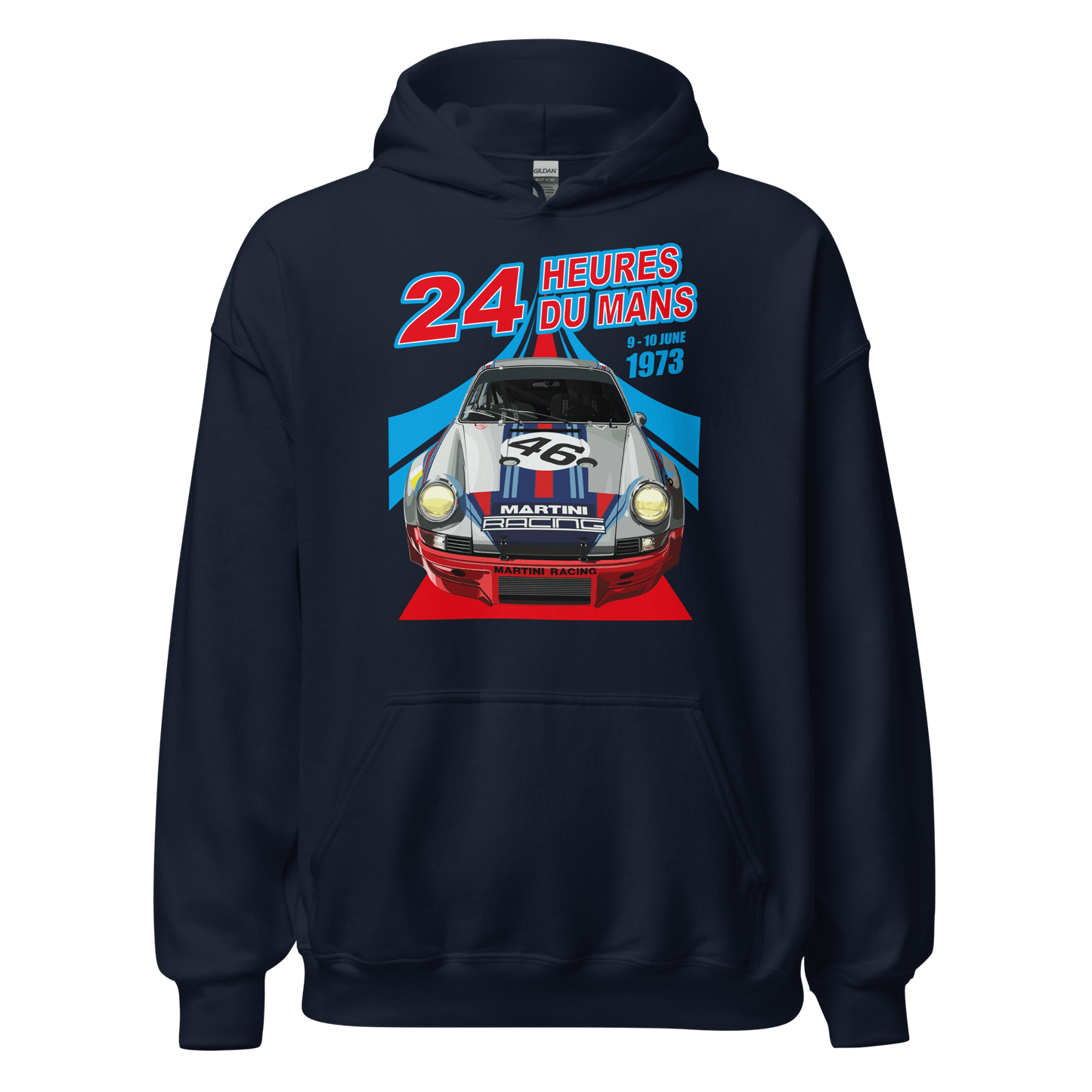 Le Mans 24hr Martini Porsche Hoodie - Unisex - 8 Colors - Mooving Merch