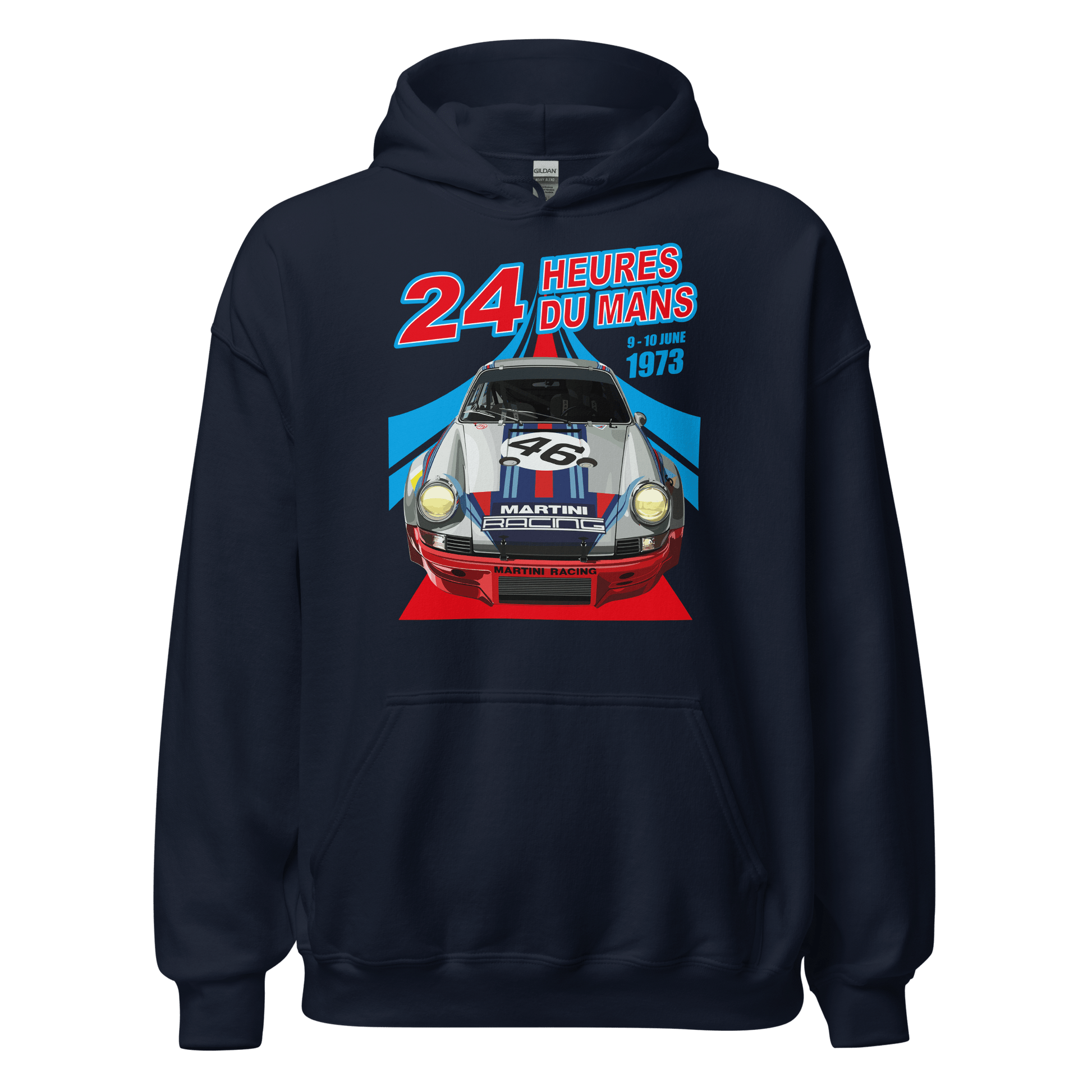 Le Mans 24hr Martini Porsche Hoodie - Unisex - 8 Colors - Mooving Merch