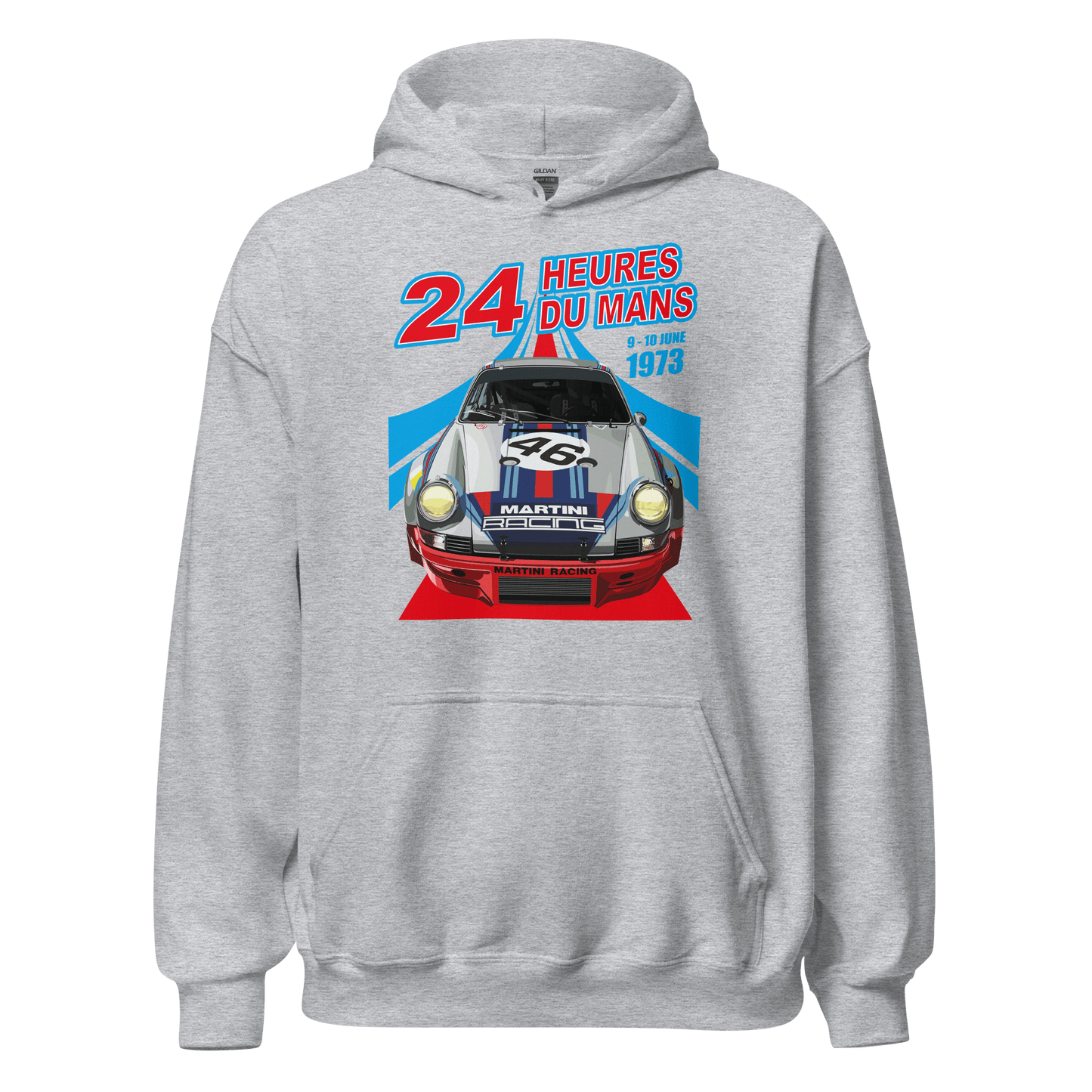Le Mans 24hr Martini Porsche Hoodie - Unisex - 8 Colors - Mooving Merch