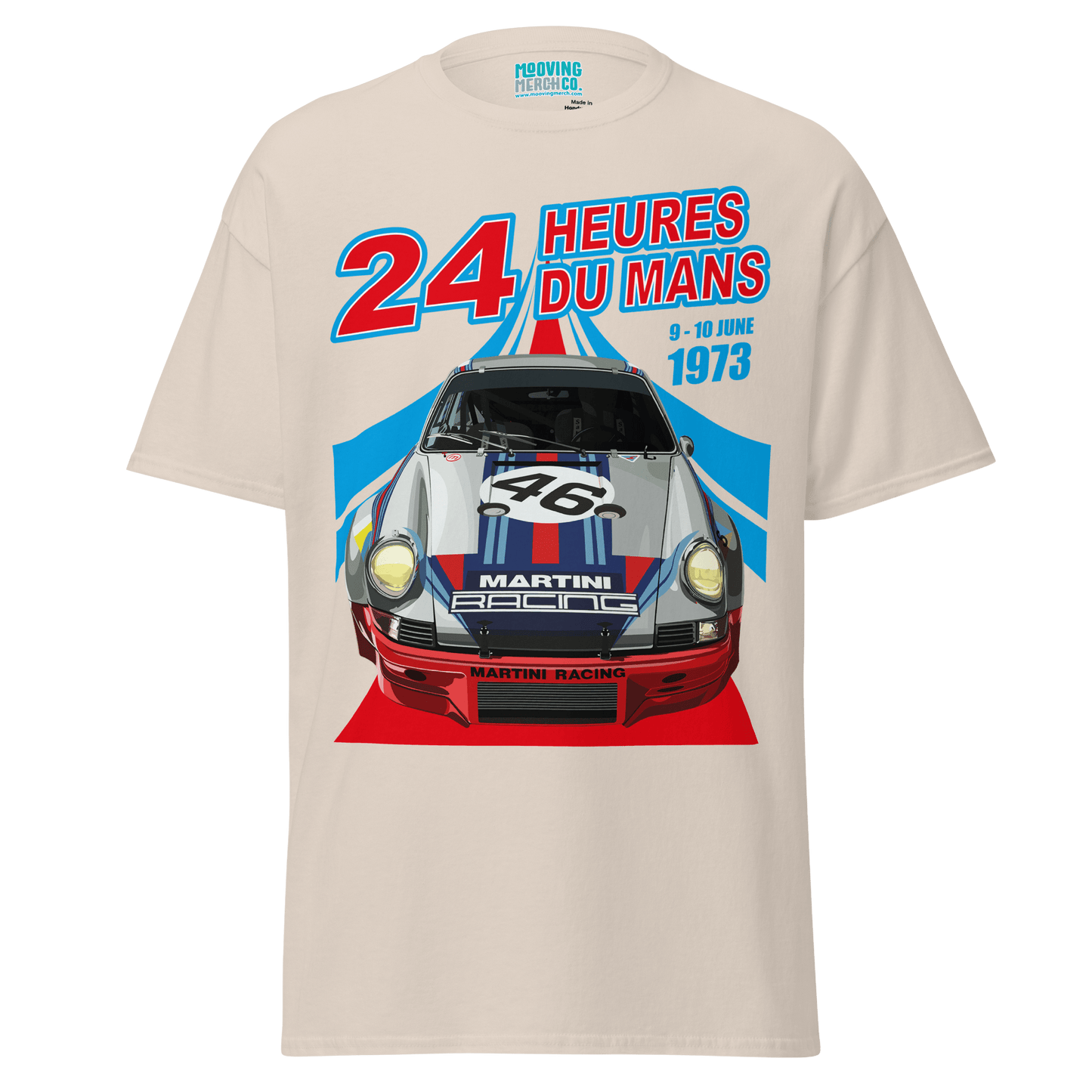 Le Mans 24hr Martini Porsche T-Shirt - Unisex - 9 Colours - Mooving Merch