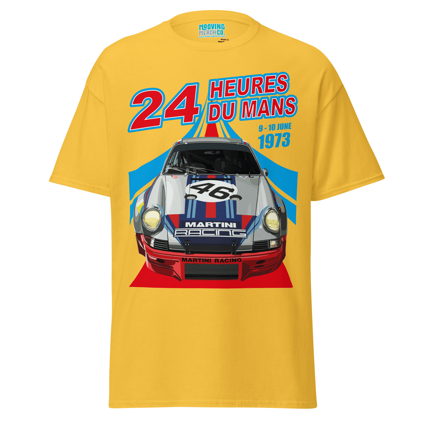 Le Mans 24hr Martini Porsche T-Shirt - Unisex - 9 Colours - Mooving Merch