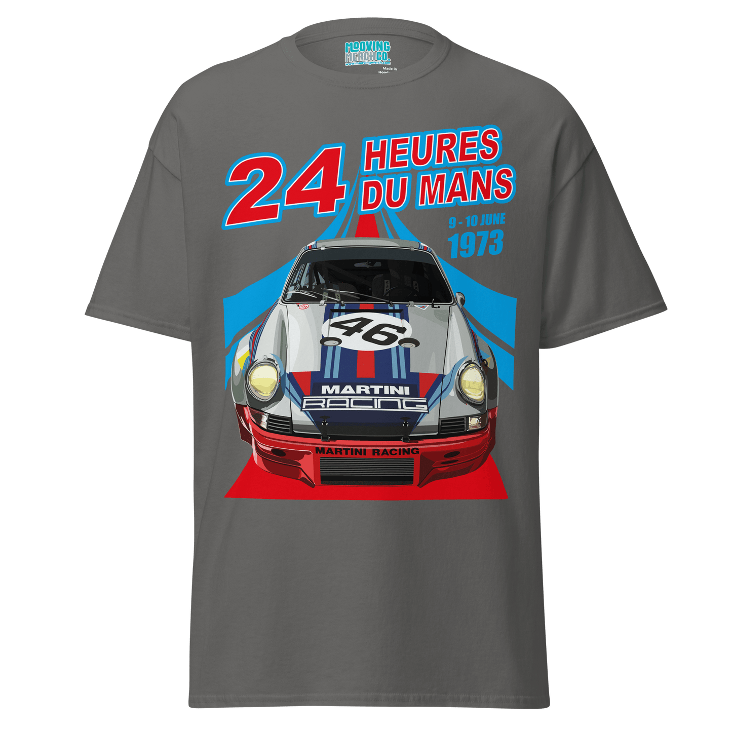 Le Mans 24hr Martini Porsche T-Shirt - Unisex - 9 Colours - Mooving Merch