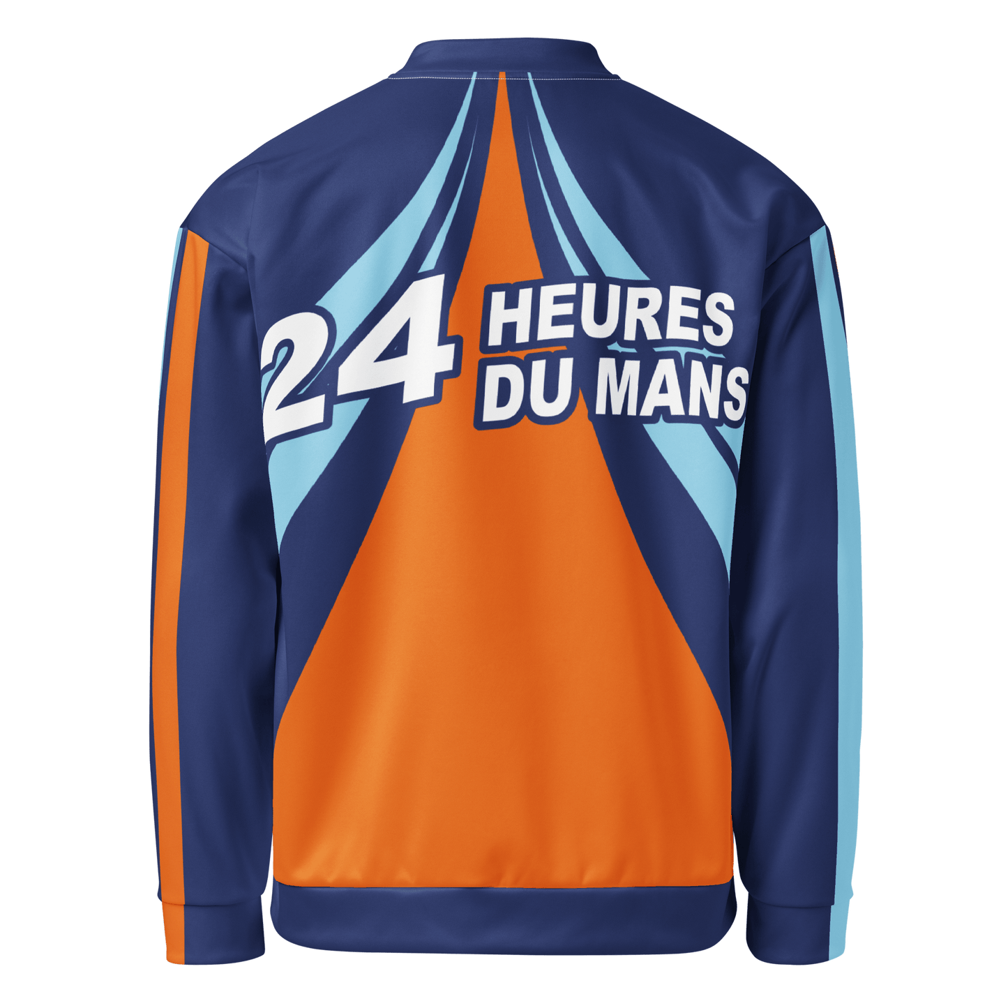 Le Mans 24hr Race Bomber Jacket - Gulf Colours - XS to 3XL - Mooving Merch