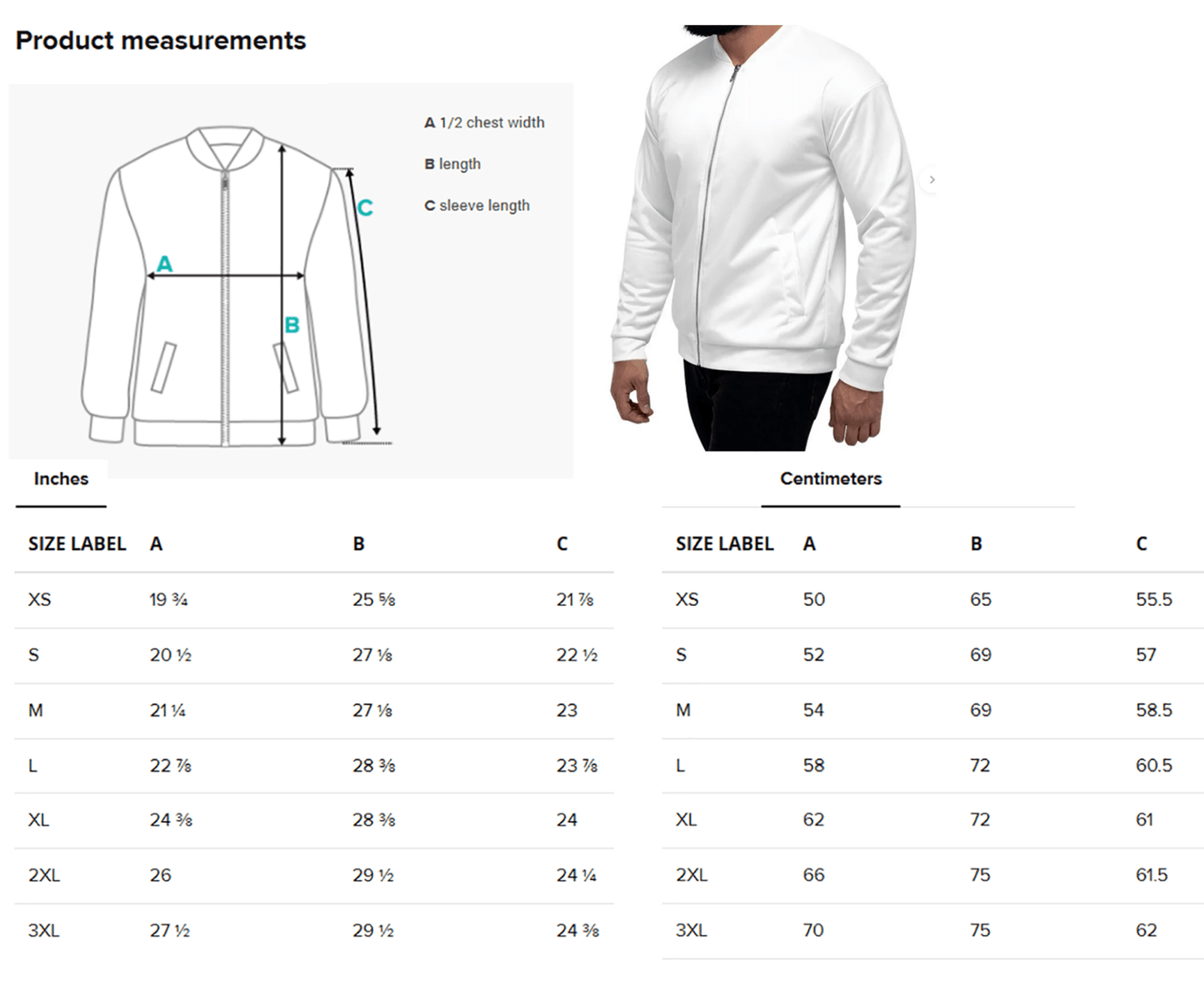 Le Mans 24hr Race Bomber Jacket - Gulf Colours - XS to 3XL - Mooving Merch