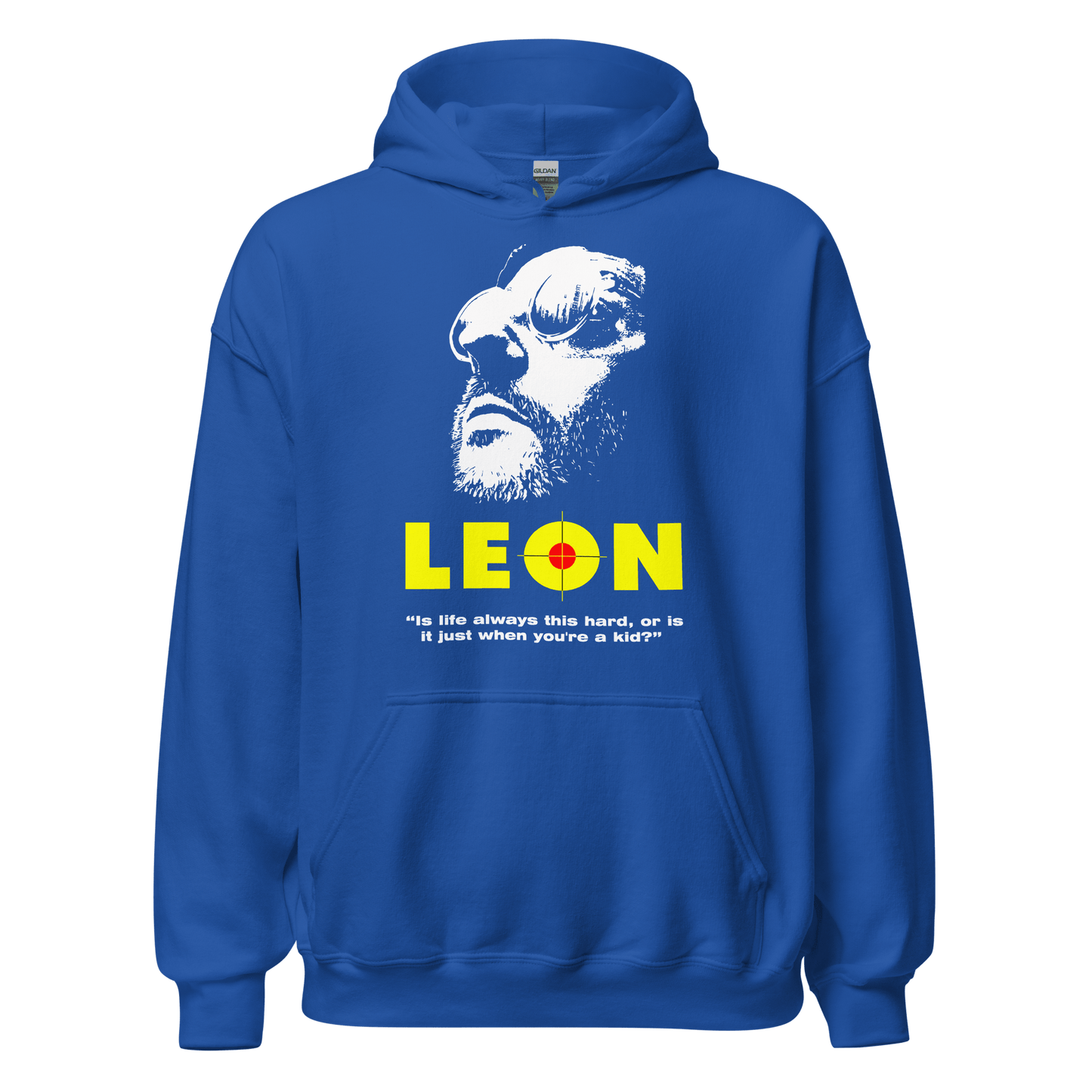 Leon 'The Professional' Movie Printed Unisex Hoodie - 9 Colours - S to 5XL - Mooving Merch