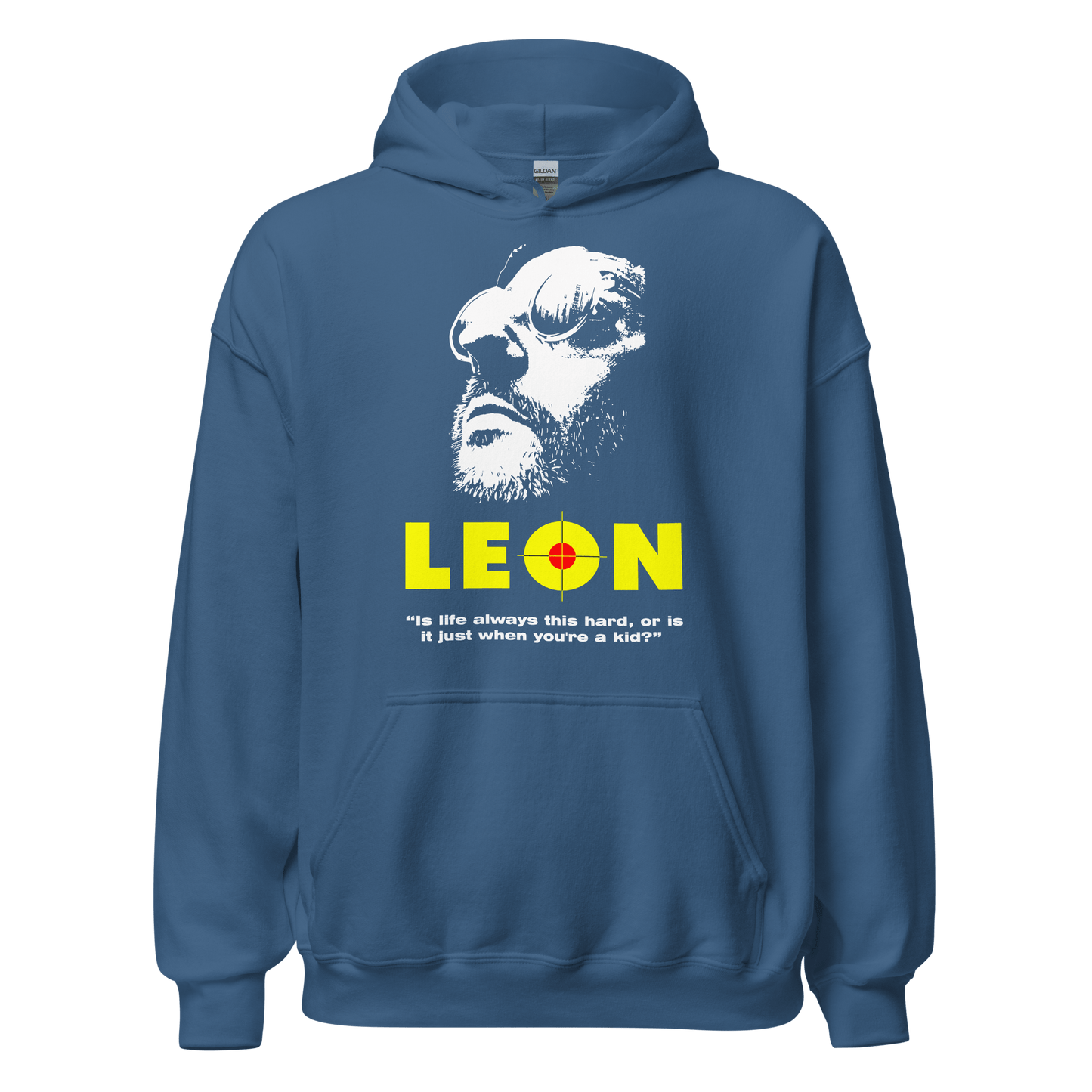 Leon 'The Professional' Movie Printed Unisex Hoodie - 9 Colours - S to 5XL - Mooving Merch