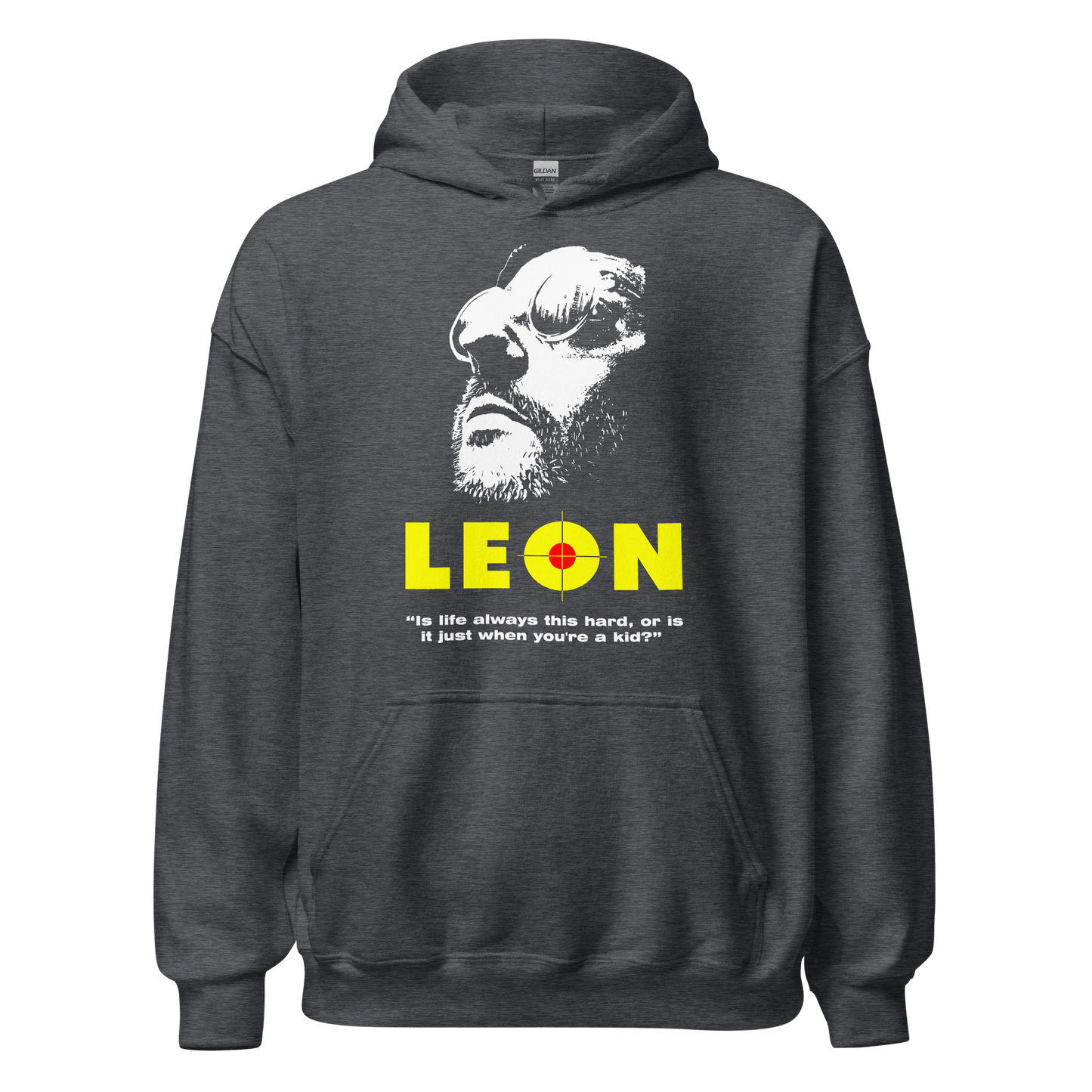 Leon 'The Professional' Movie Printed Unisex Hoodie - 9 Colours - S to 5XL - Mooving Merch