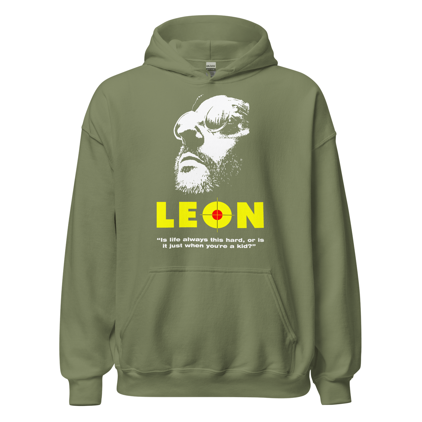 Leon 'The Professional' Movie Printed Unisex Hoodie - 9 Colours - S to 5XL - Mooving Merch