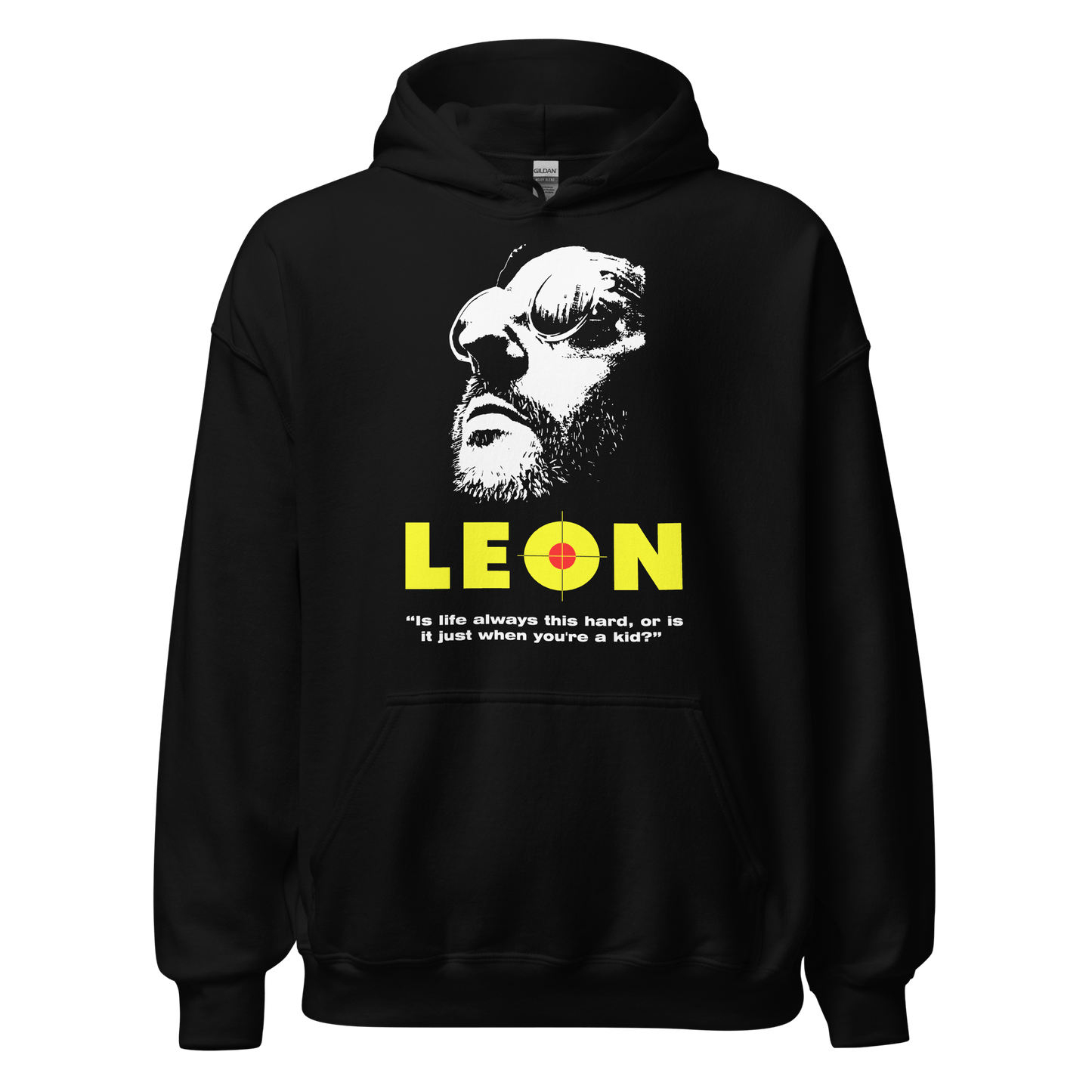 Leon 'The Professional' Movie Printed Unisex Hoodie - 9 Colours - S to 5XL - Mooving Merch