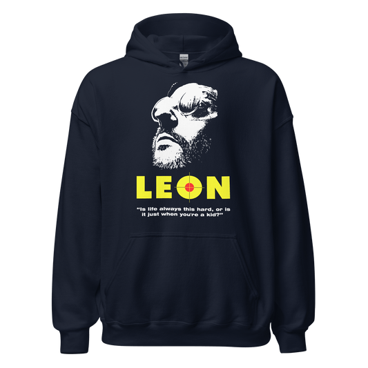 Leon 'The Professional' Movie Printed Unisex Hoodie - 9 Colours - S to 5XL - Mooving Merch