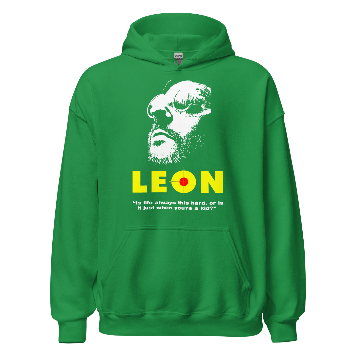 Leon 'The Professional' Movie Printed Unisex Hoodie - 9 Colours - S to 5XL - Mooving Merch