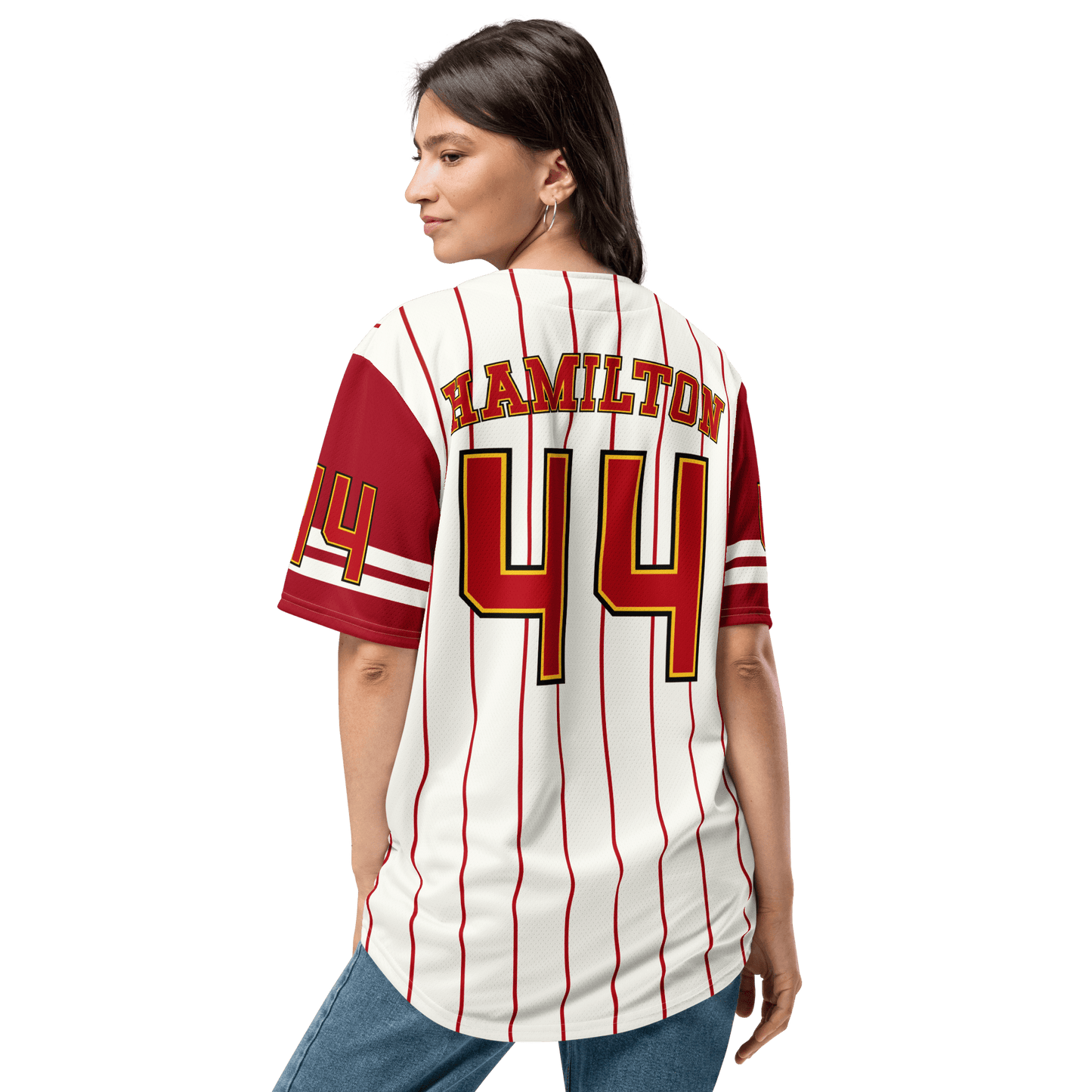 Lewis Hamilton La Scuderia 44 Baseball Jersey - Unisex 2XS to 3XL - Mooving Merch