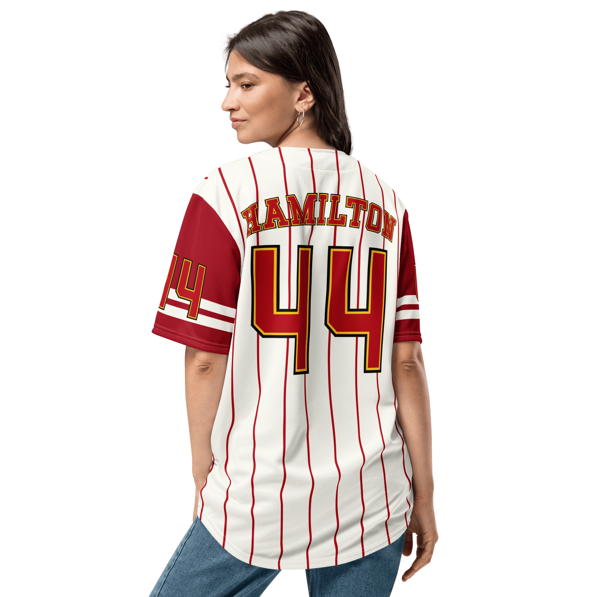 Lewis Hamilton La Scuderia 44 Baseball Jersey - Unisex 2XS to 3XL - Mooving Merch