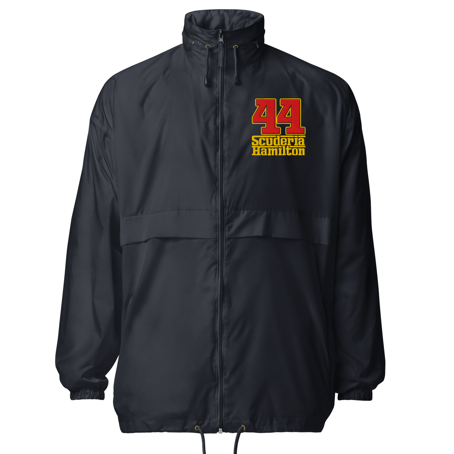 Lewis Hamilton Scuderia 44 Embroidered Windbreaker - 3 Colours - S to 2XL - Mooving Merch