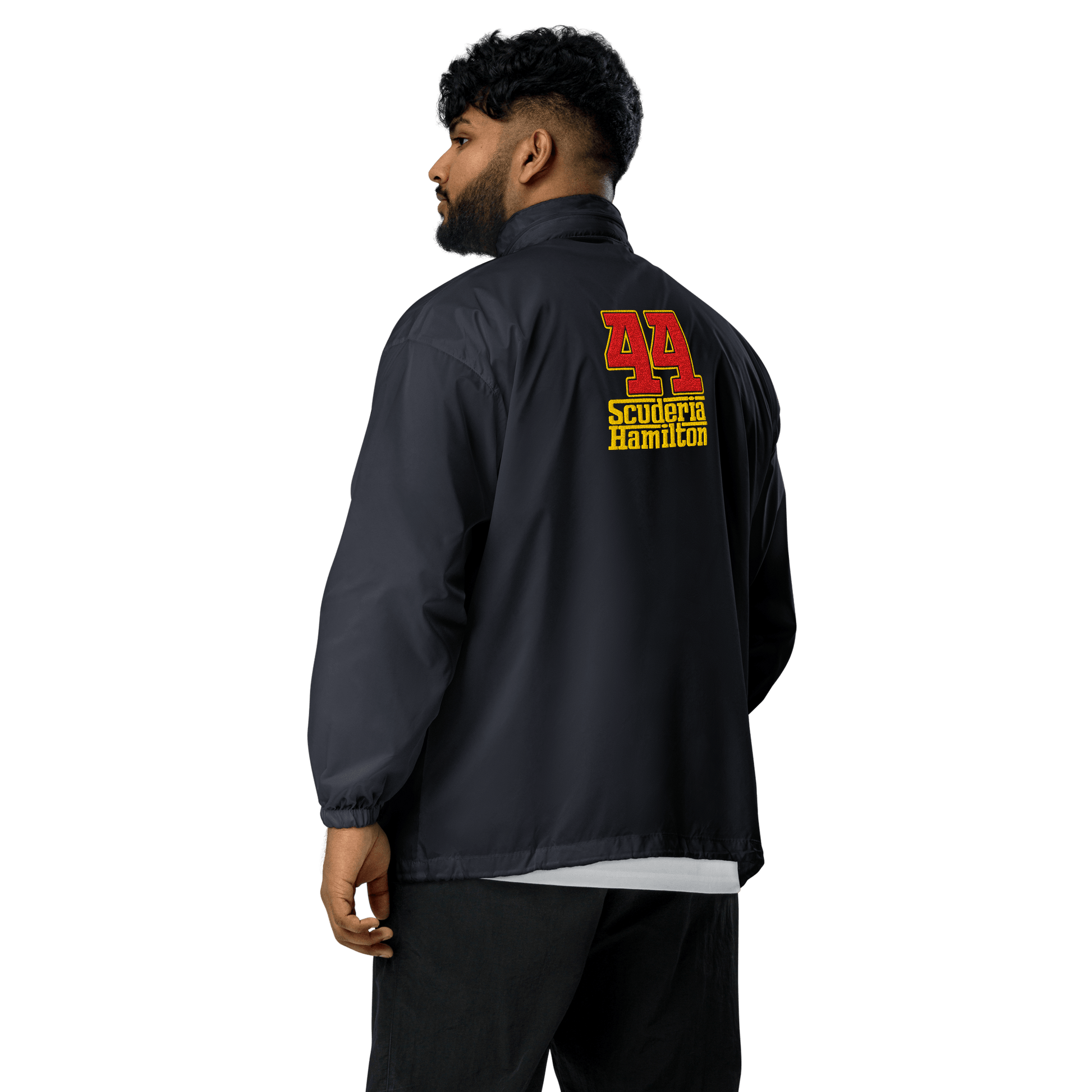 Lewis Hamilton Scuderia 44 Embroidered Windbreaker - 3 Colours - S to 2XL - Mooving Merch