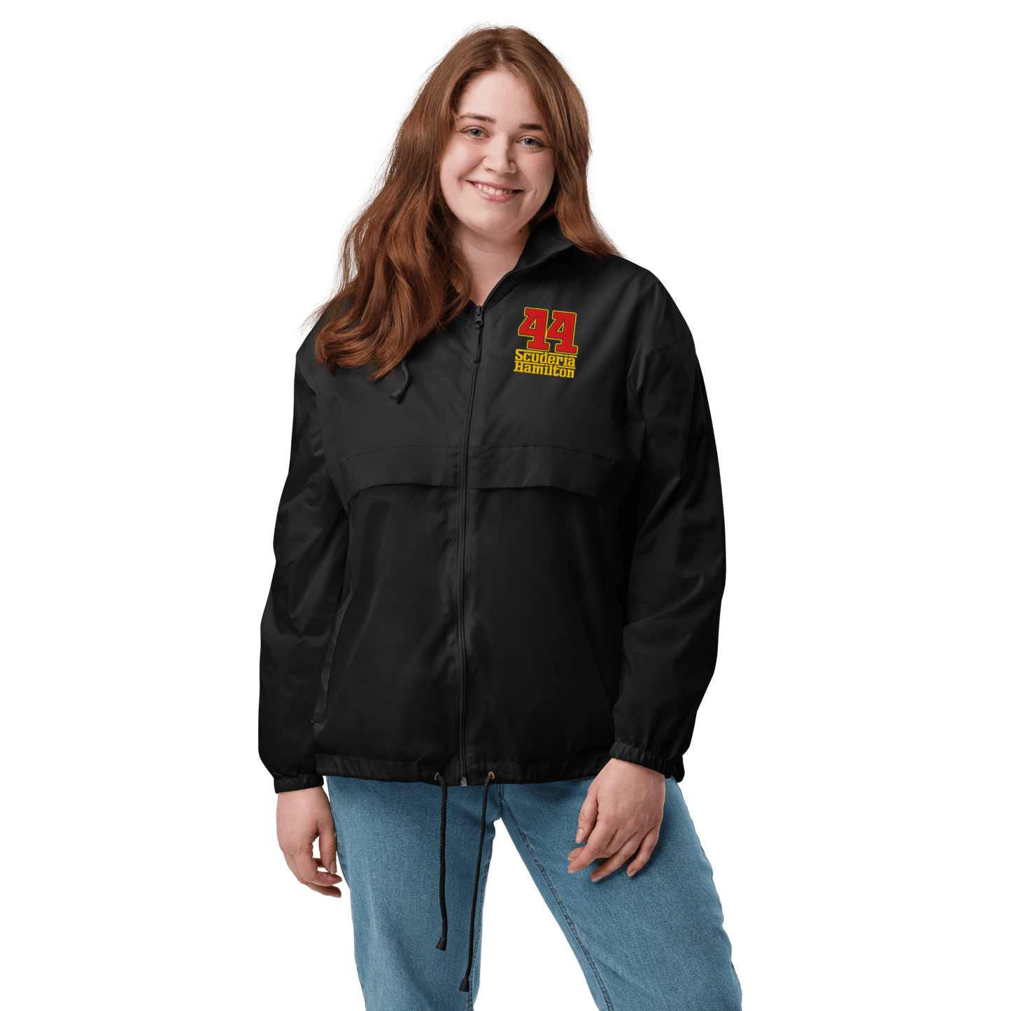 Lewis Hamilton Scuderia 44 Embroidered Windbreaker - 3 Colours - S to 2XL - Mooving Merch