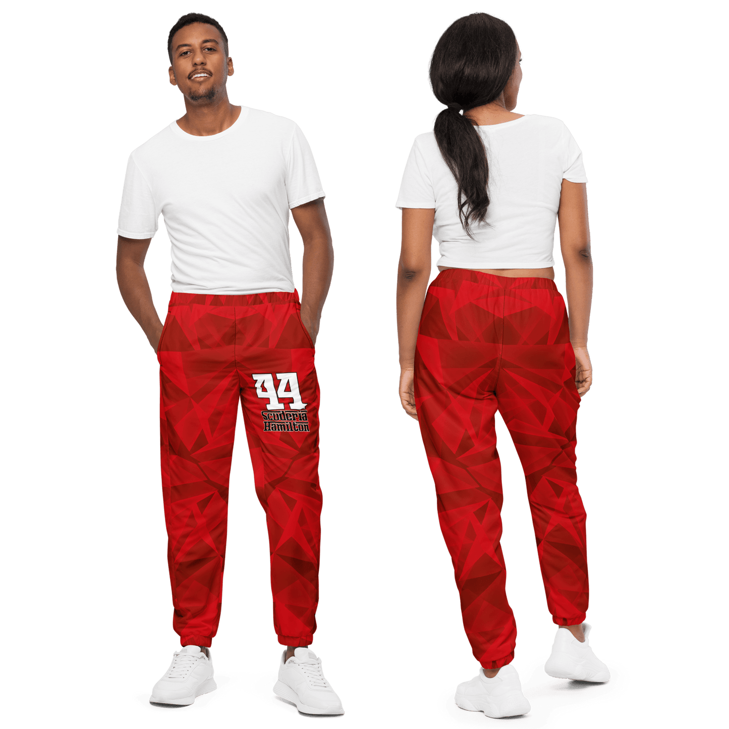 Lewis Hamilton Scuderia 44 Formula Racing Track Pants - Unisex - Mooving Merch