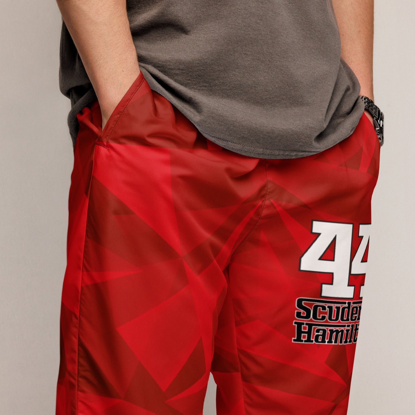 Lewis Hamilton Scuderia 44 Formula Racing Track Pants - Unisex - Mooving Merch