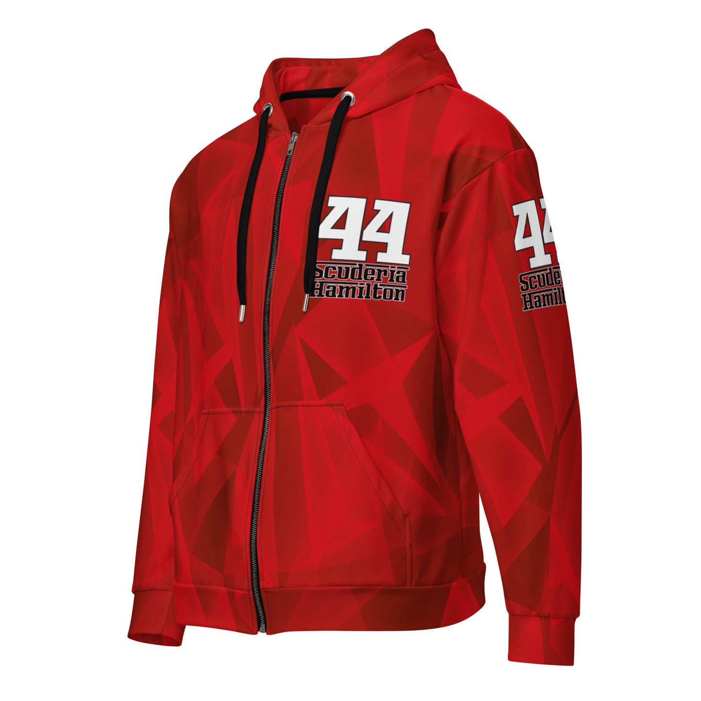Lewis Hamilton Scuderia 44 Formula Racing Zipped Hoodie - Unisex - Mooving Merch