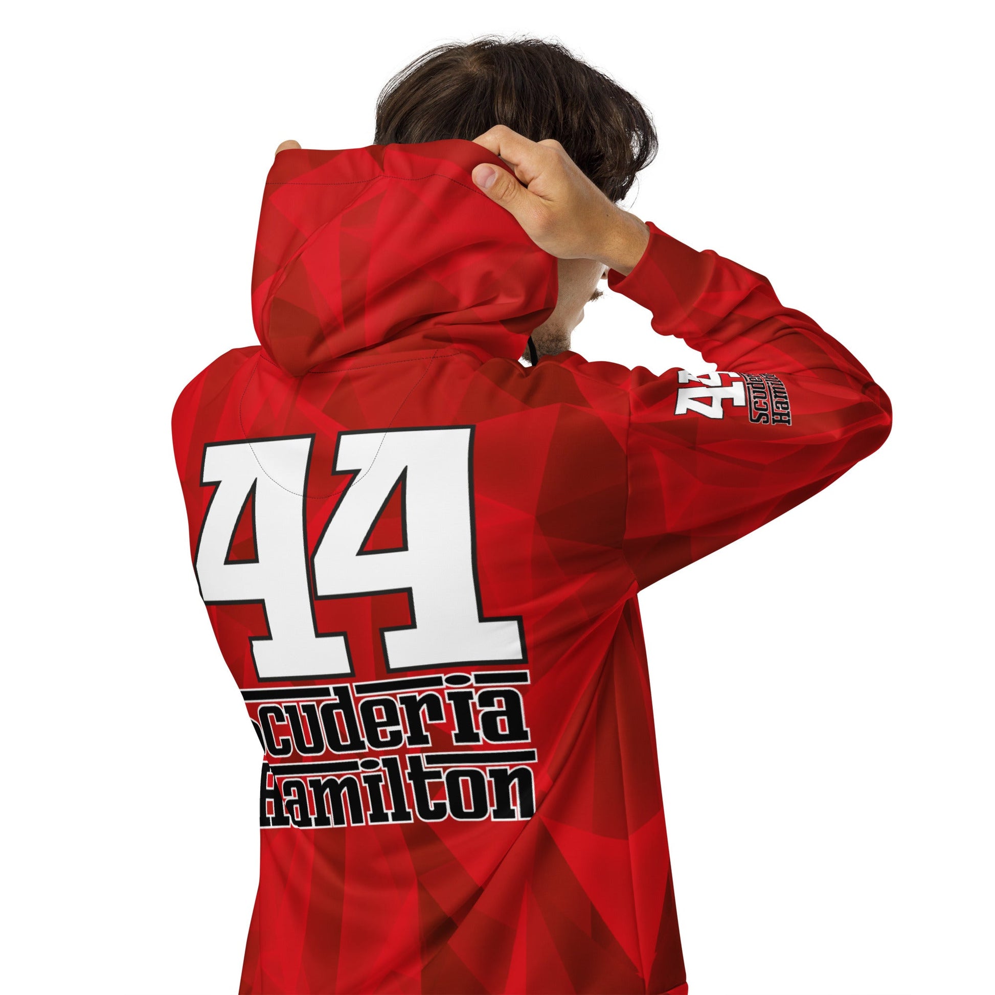Lewis Hamilton Scuderia 44 Formula Racing Zipped Hoodie - Unisex - Mooving Merch