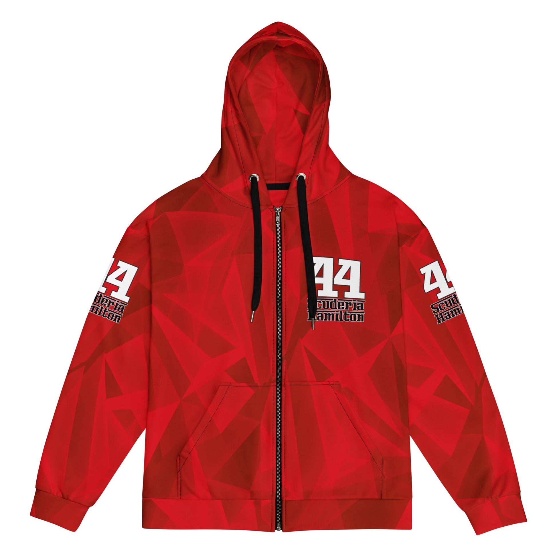 Lewis Hamilton Scuderia 44 Formula Racing Zipped Hoodie - Unisex - Mooving Merch