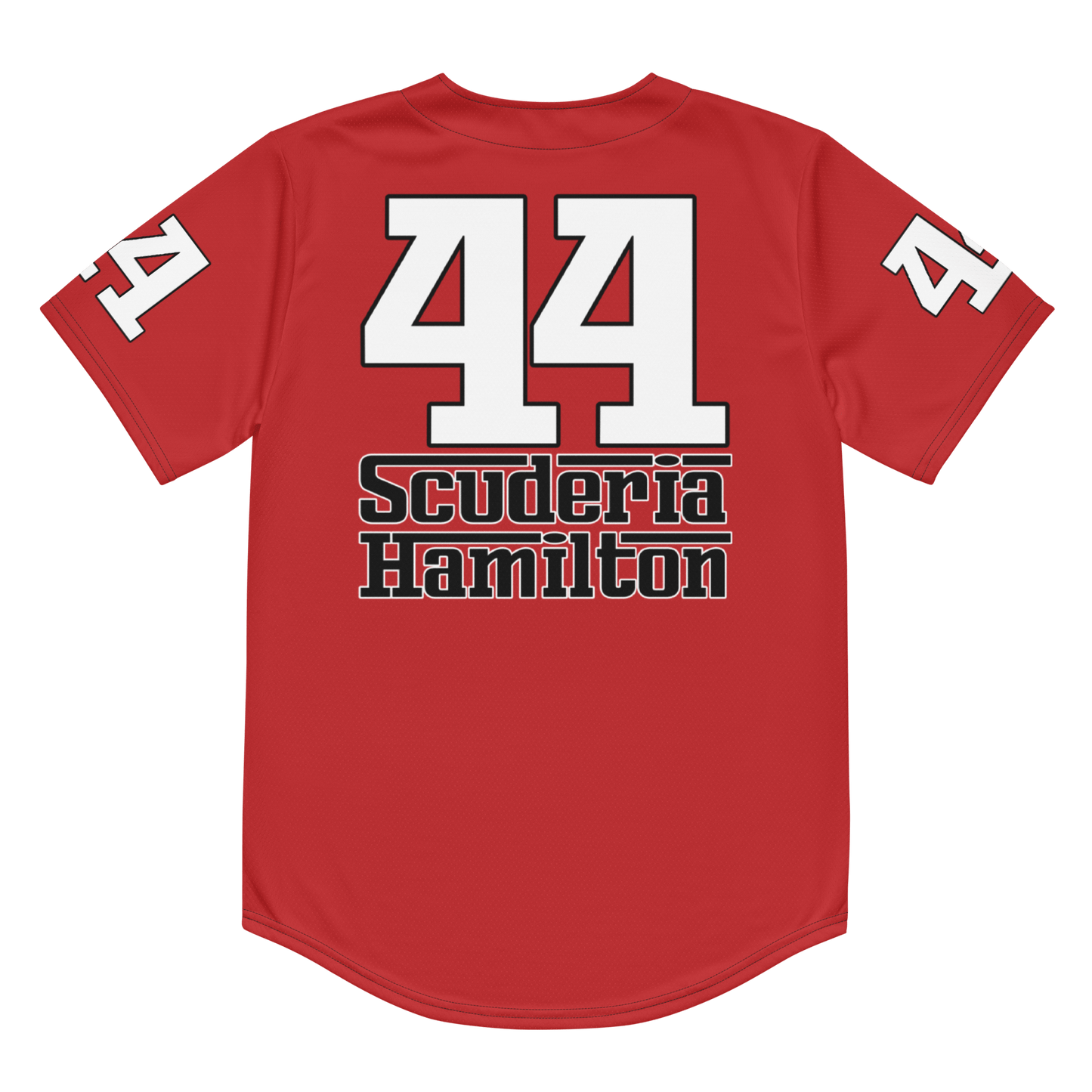 Lewis Hamilton Scuderia 44 Racing Baseball Jersey - Unisex 2XS to 6XL - Mooving Merch