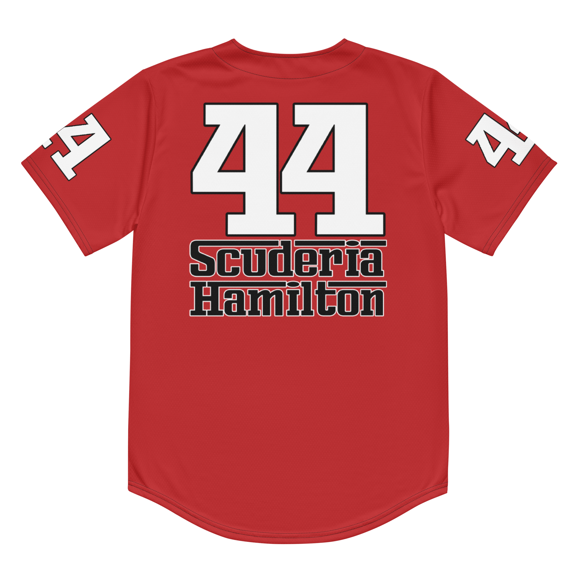 Lewis Hamilton Scuderia 44 Racing Baseball Jersey - Unisex 2XS to 6XL - Mooving Merch