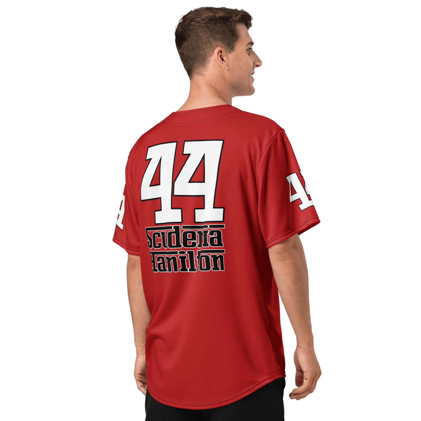 Lewis Hamilton Scuderia 44 Racing Baseball Jersey - Unisex 2XS to 6XL - Mooving Merch