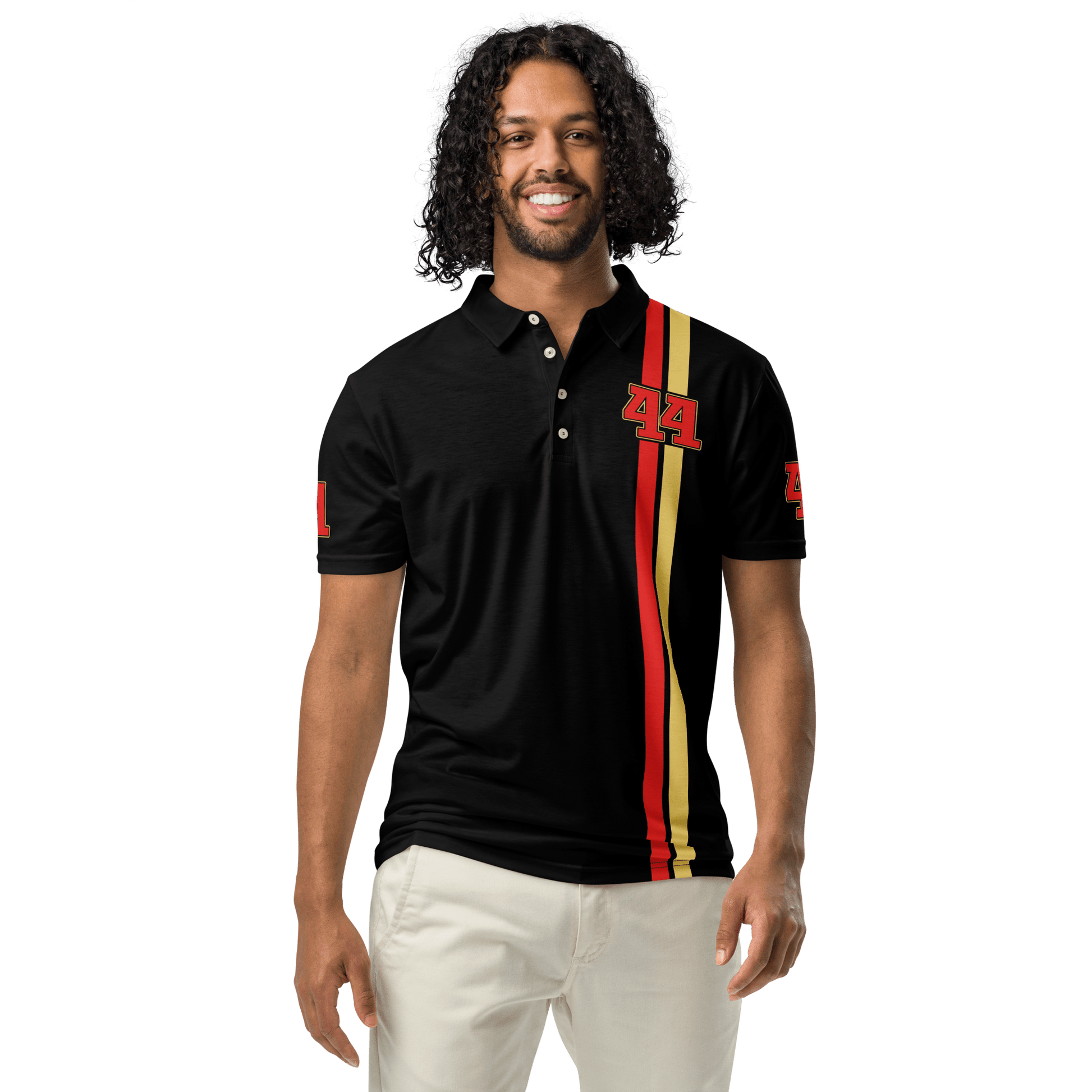 Lewis Hamilton Scuderia 44 Racing Polo Shirt - Men's - Mooving Merch